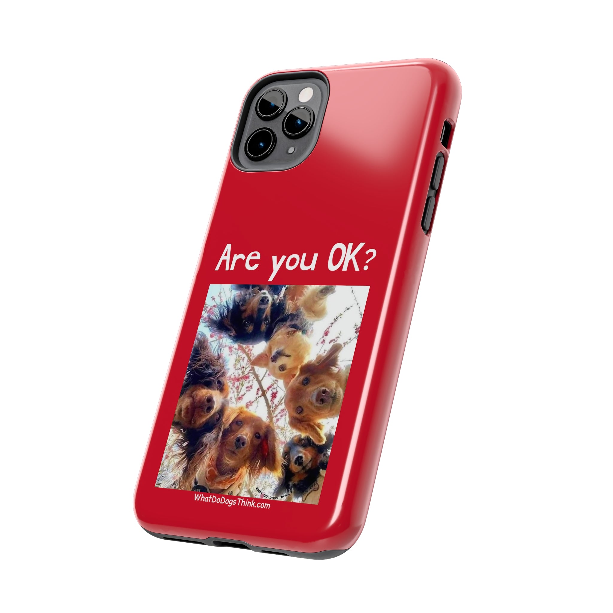 Are you OK? Red Tough Phone Cases