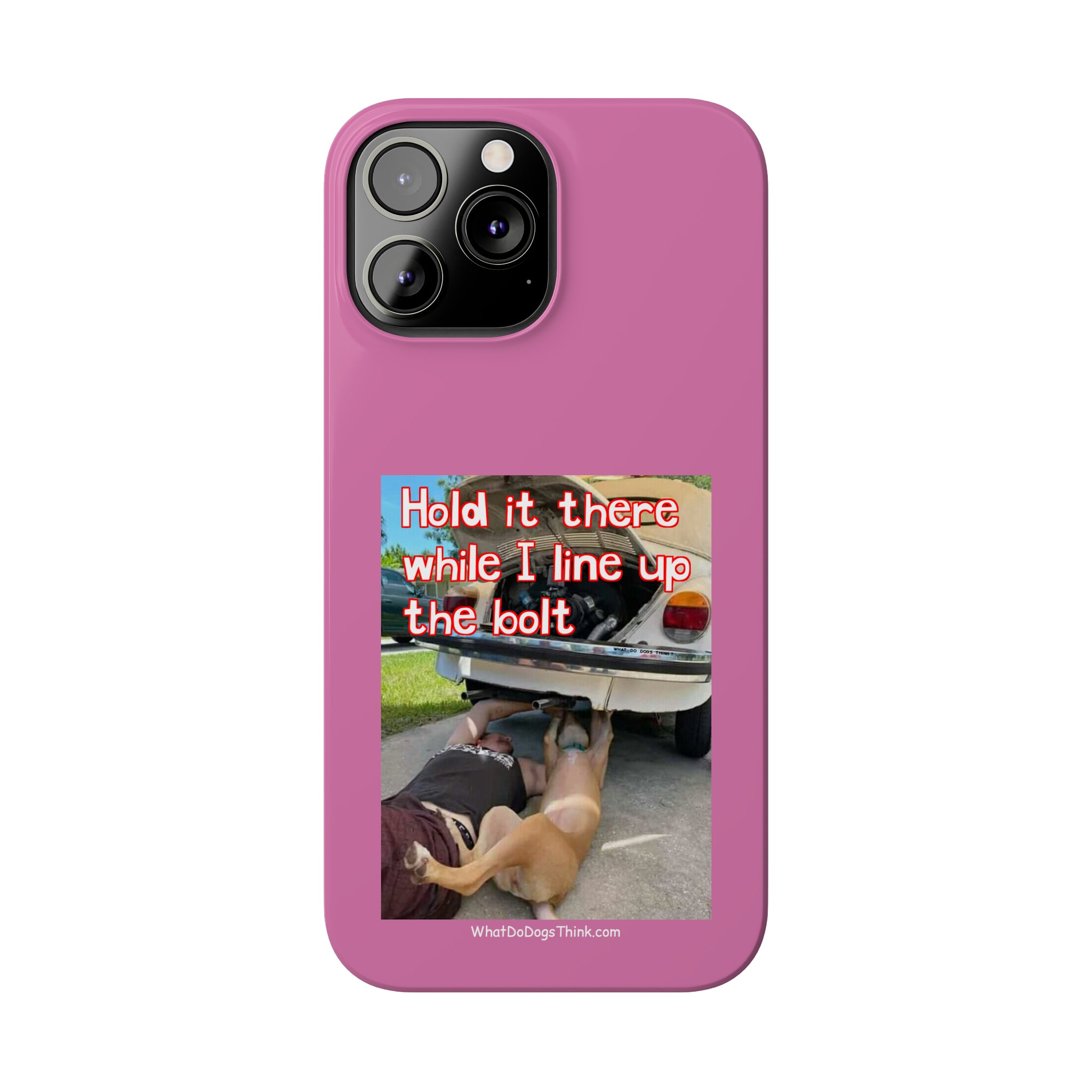 Hold It Pink Slim Phone Cases