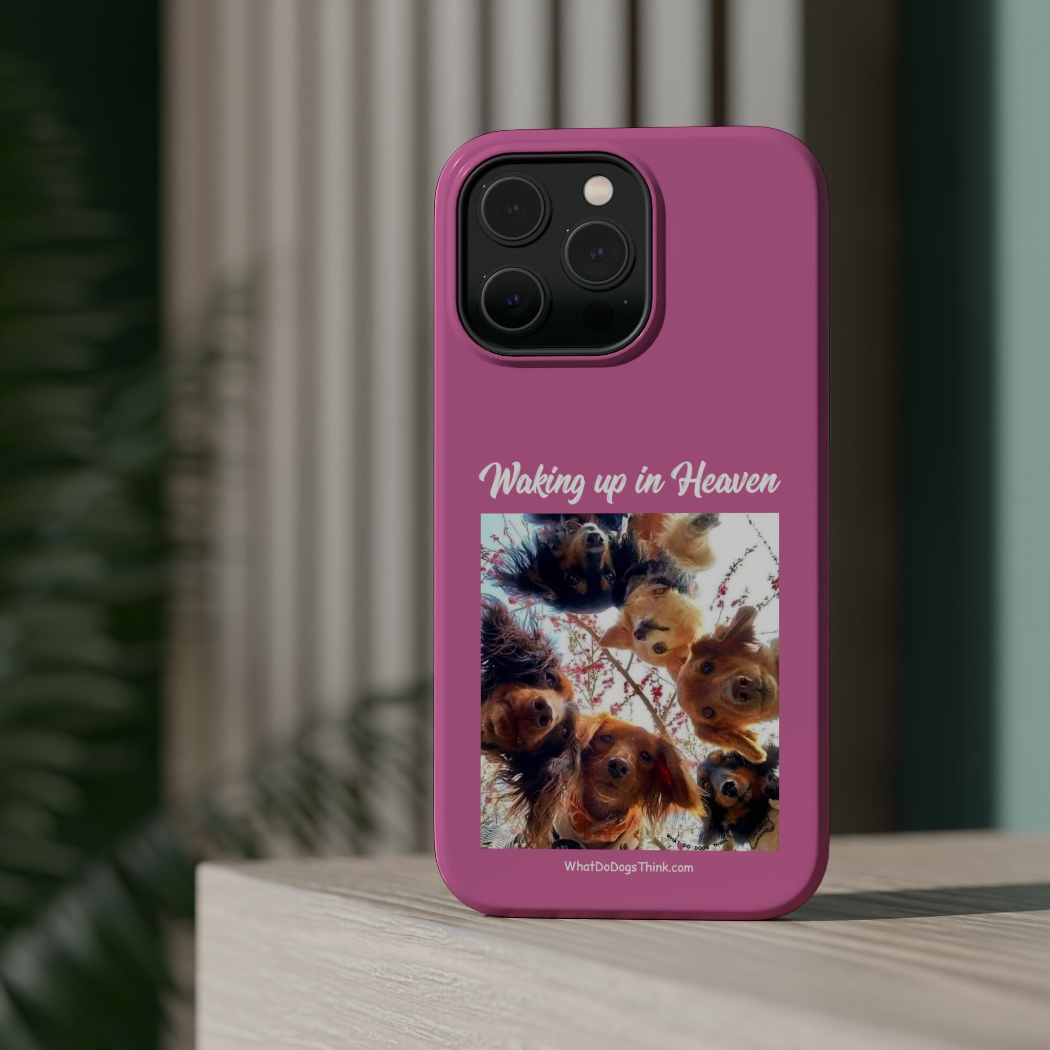 Waking Up In Heaven Pink MagSafe Tough Cases