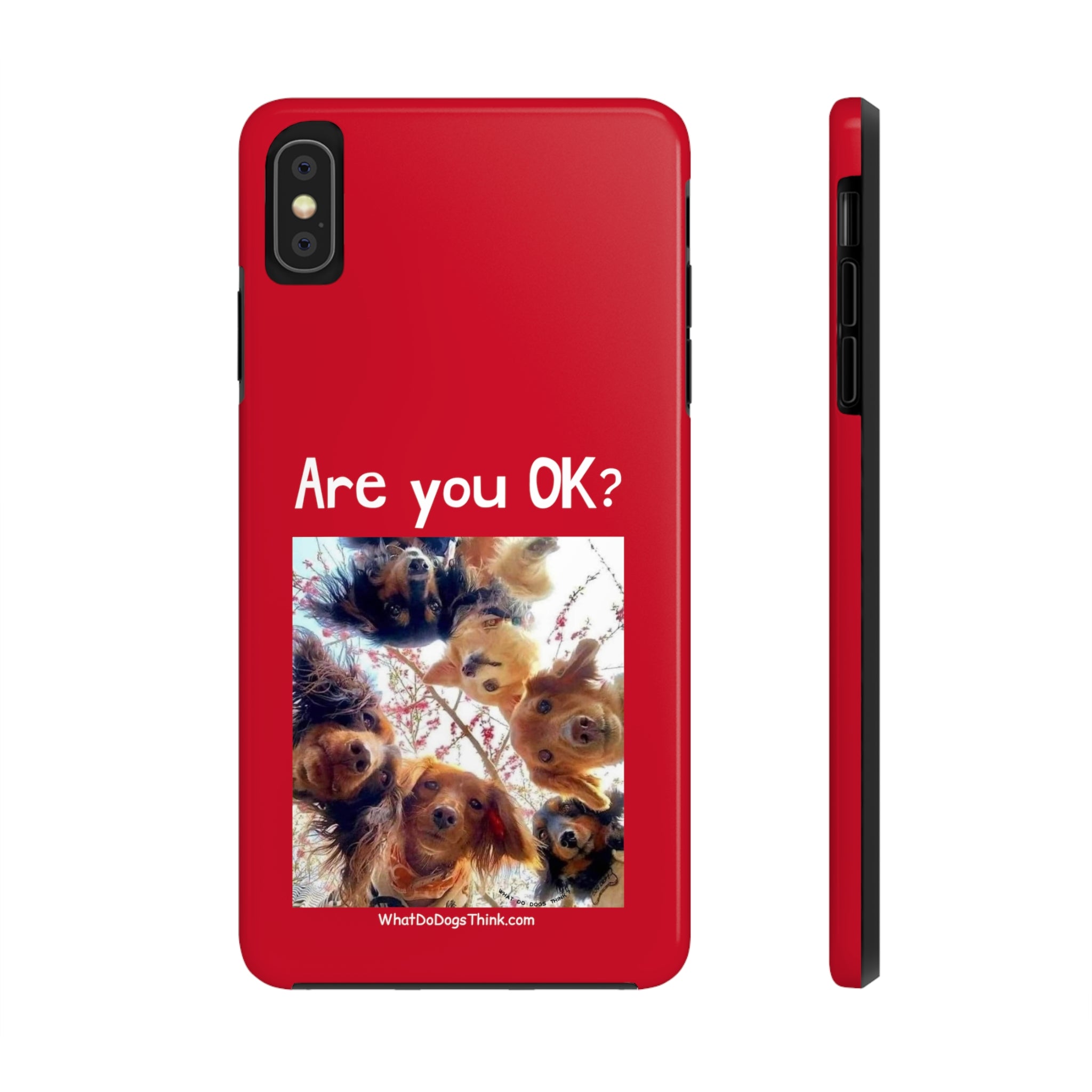 Are you OK? Red Tough Phone Cases