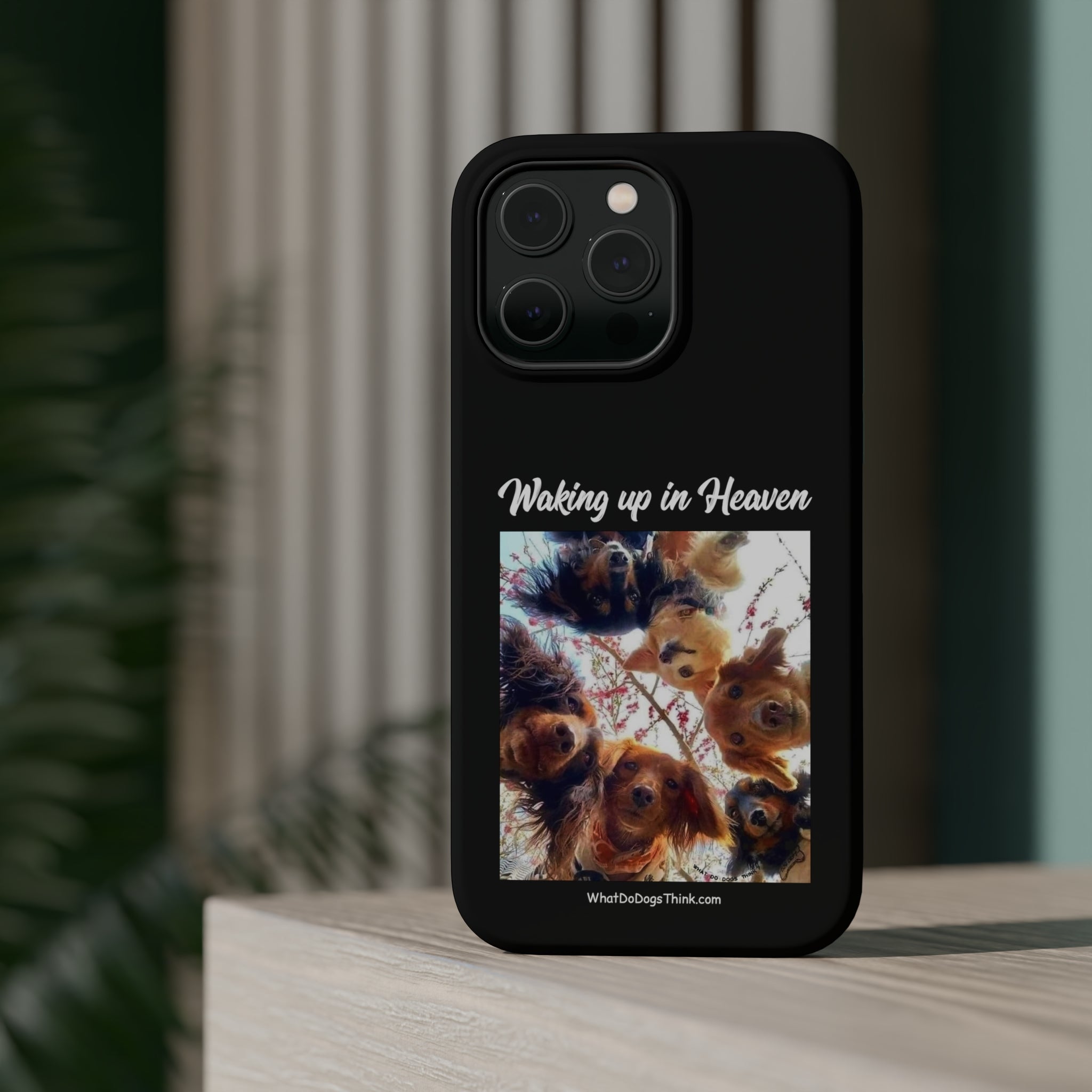 Waking Up In Heaven Black MagSafe Tough Cases