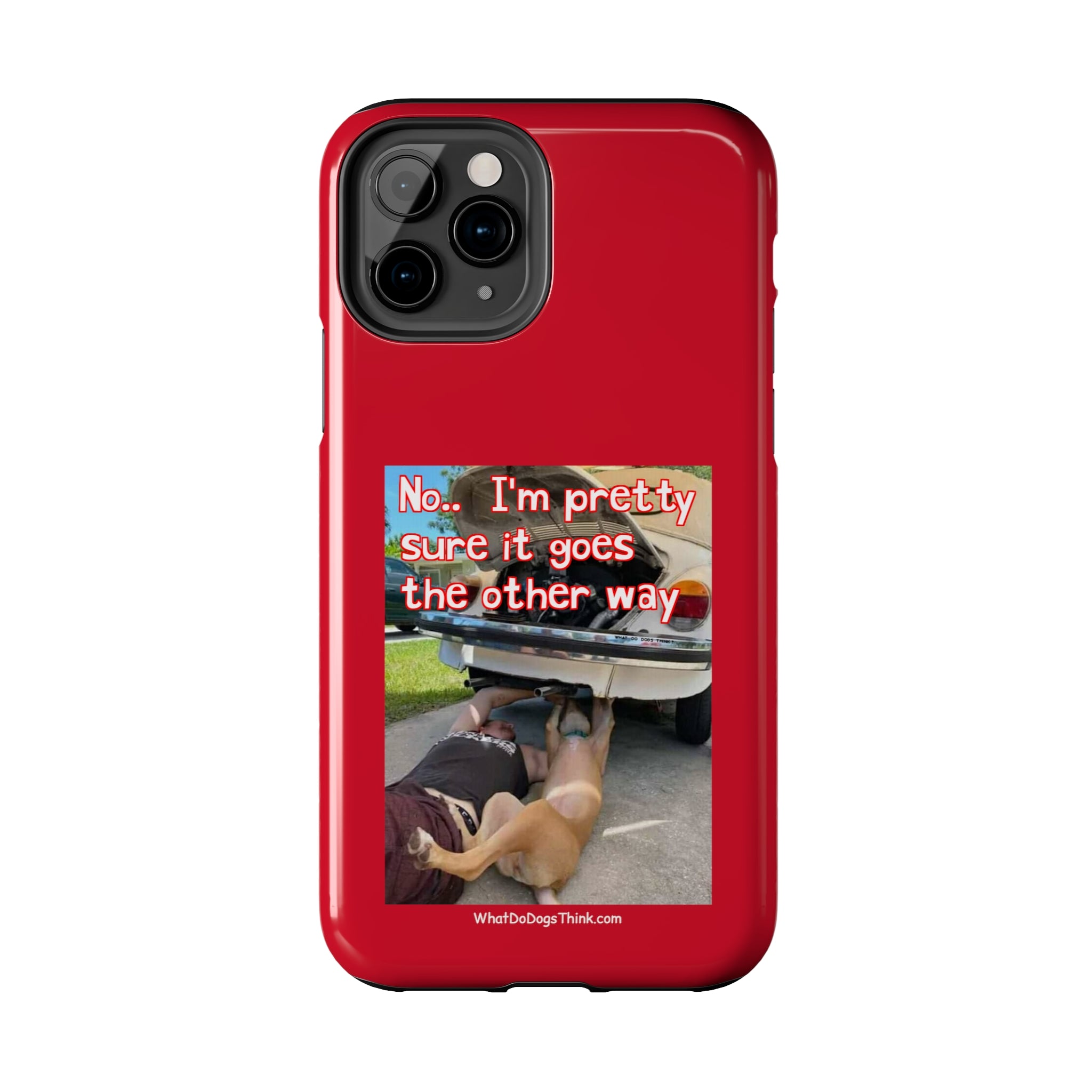 Other Way Red Tough Phone Cases