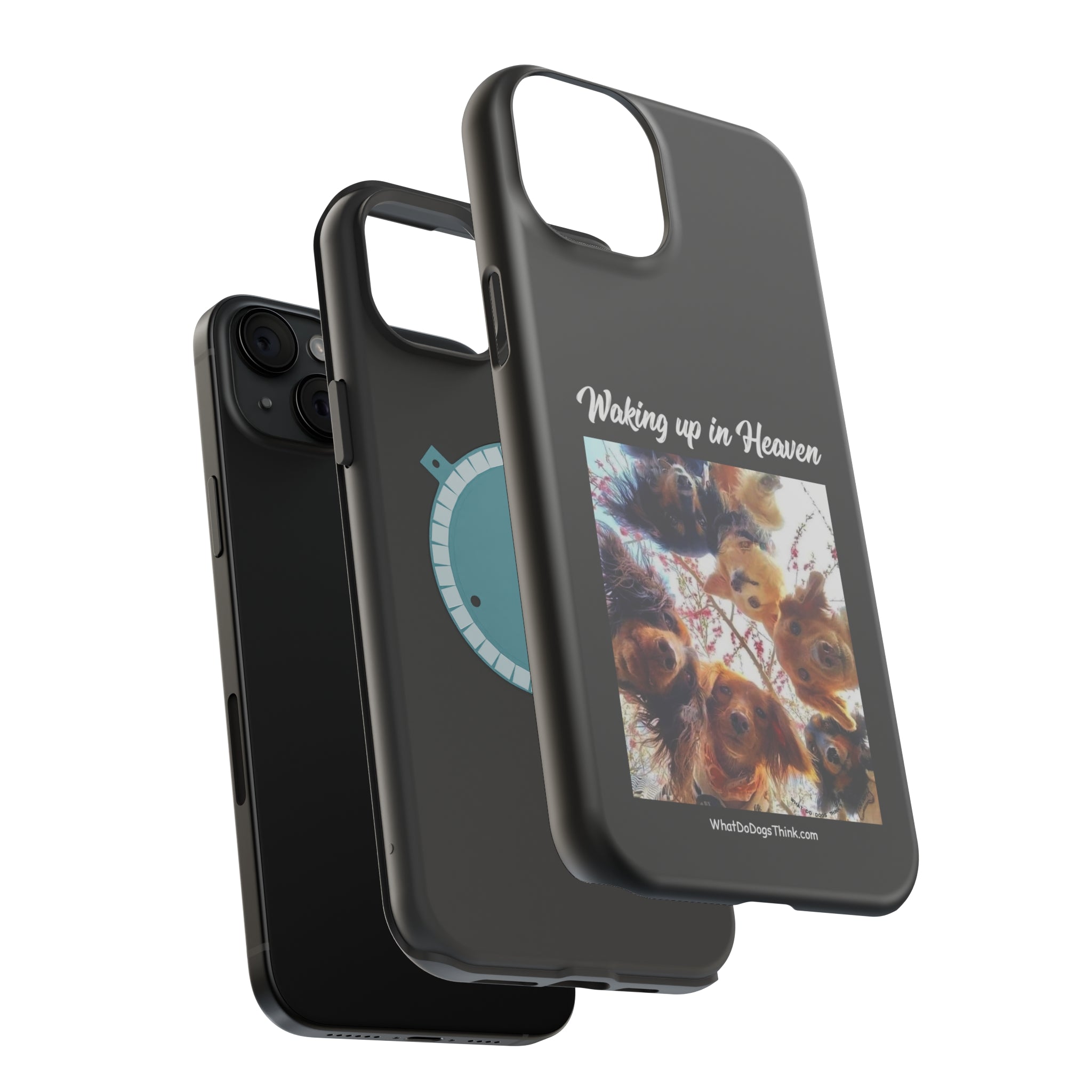 Waking Up In Heaven Black MagSafe Tough Cases
