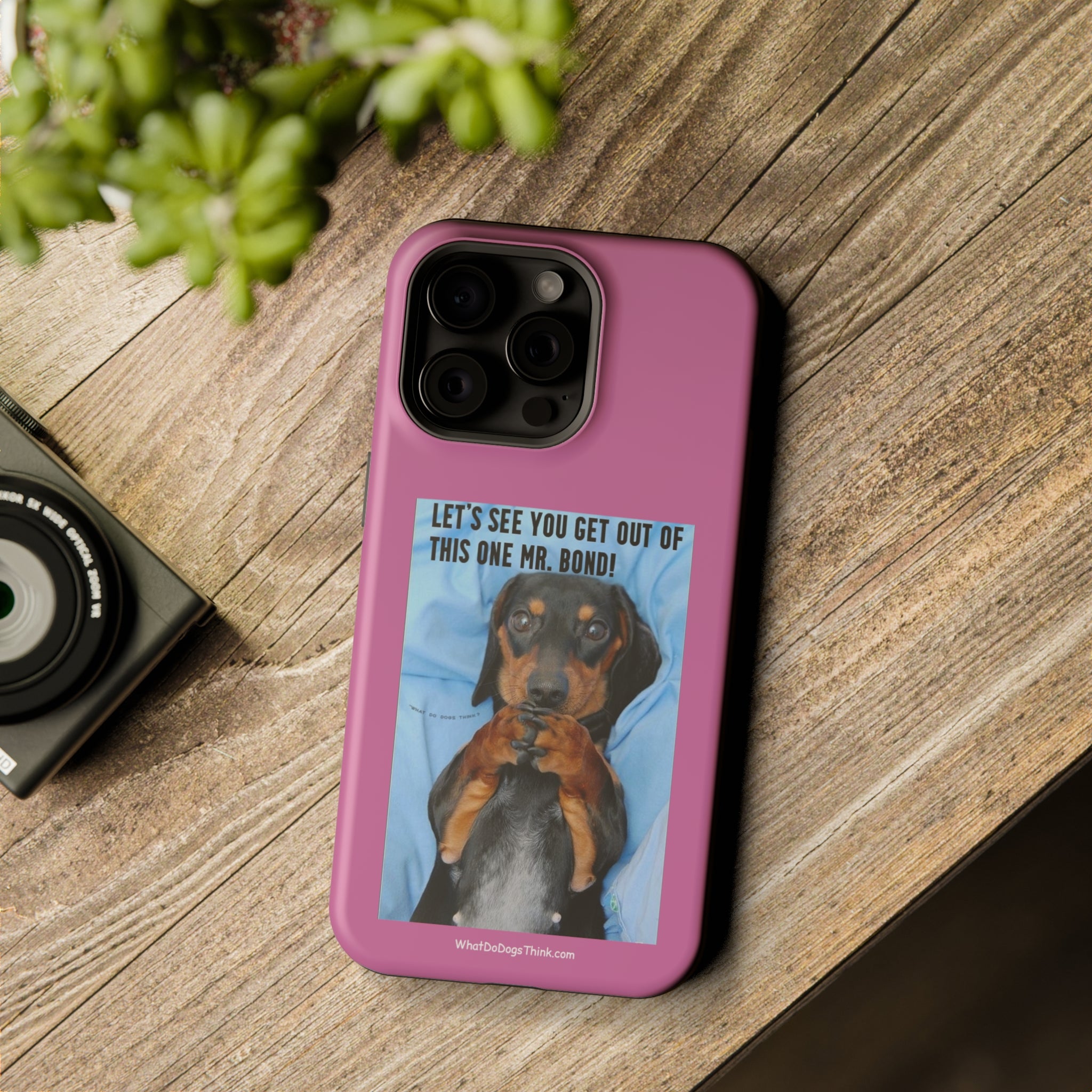 Mr. Bond Pink MagSafe Tough Cases