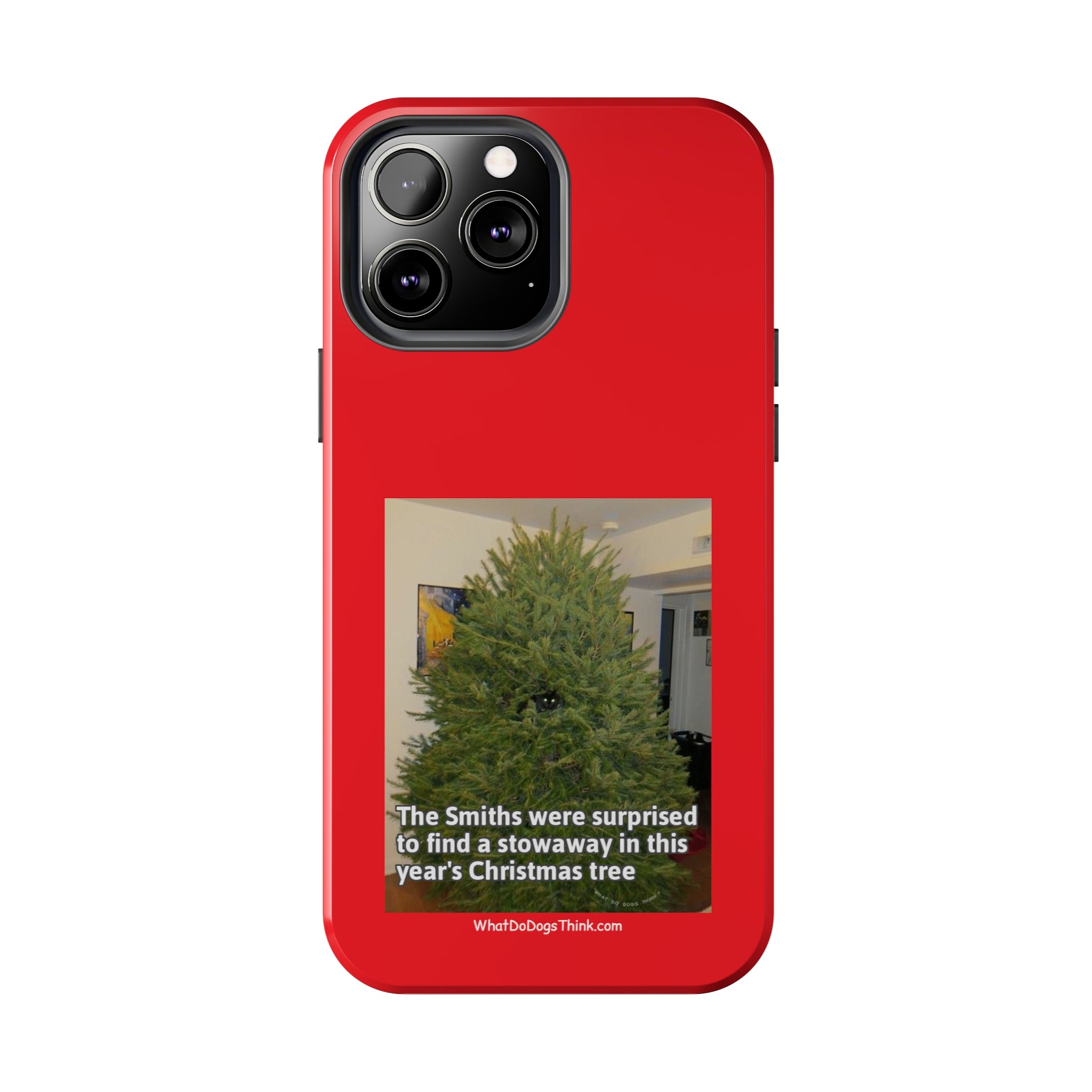 Stowaway Cat Red Tough Phone Cases