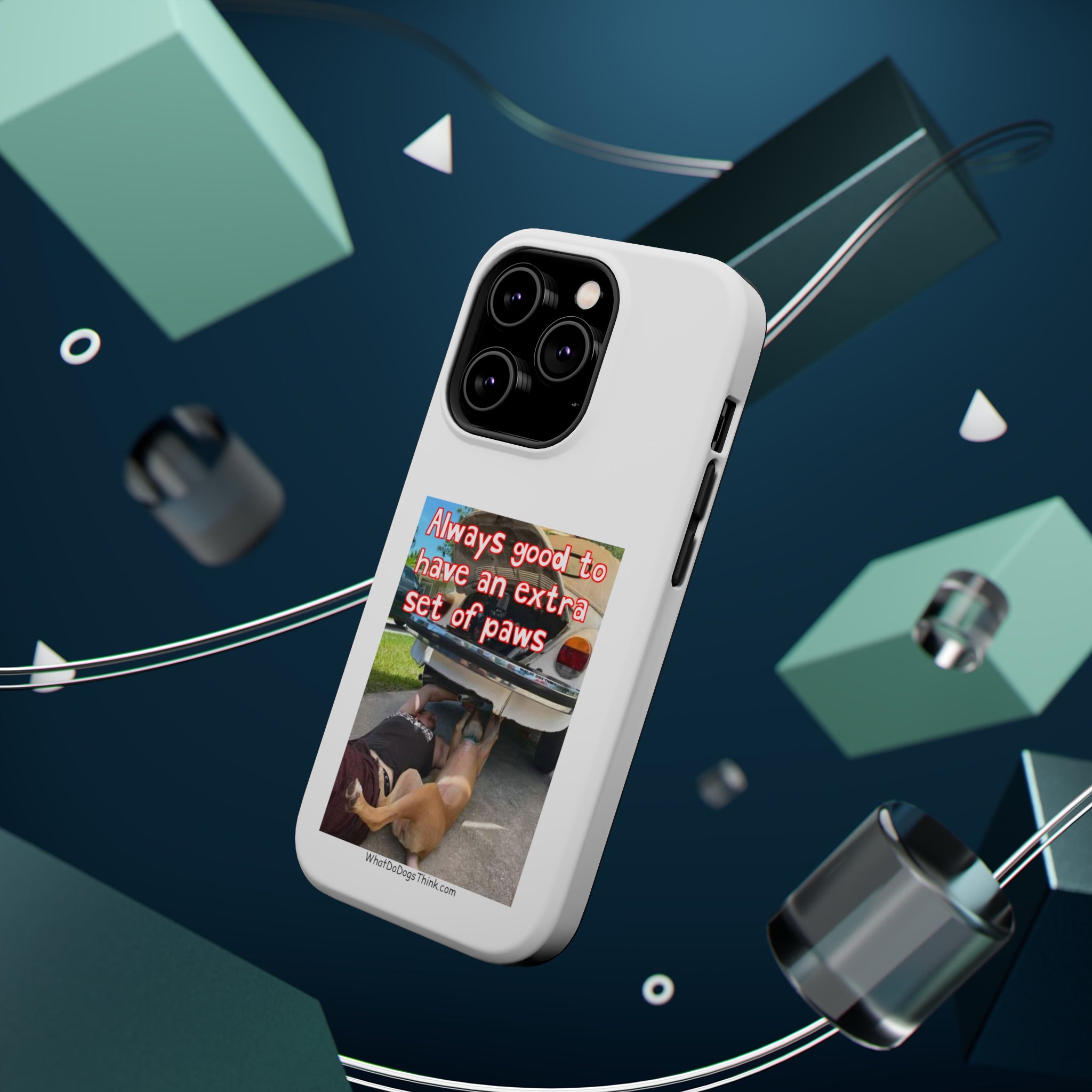 Extra Paw White MagSafe Tough Cases