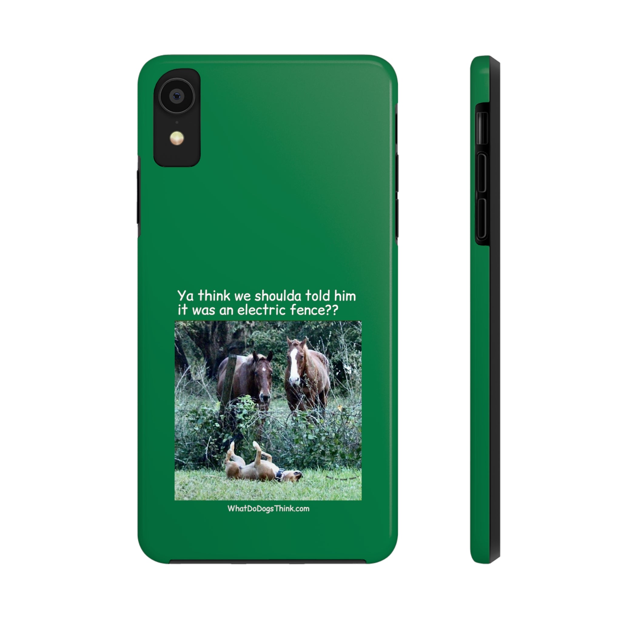 Electric Fence Green Tough Phone Cases