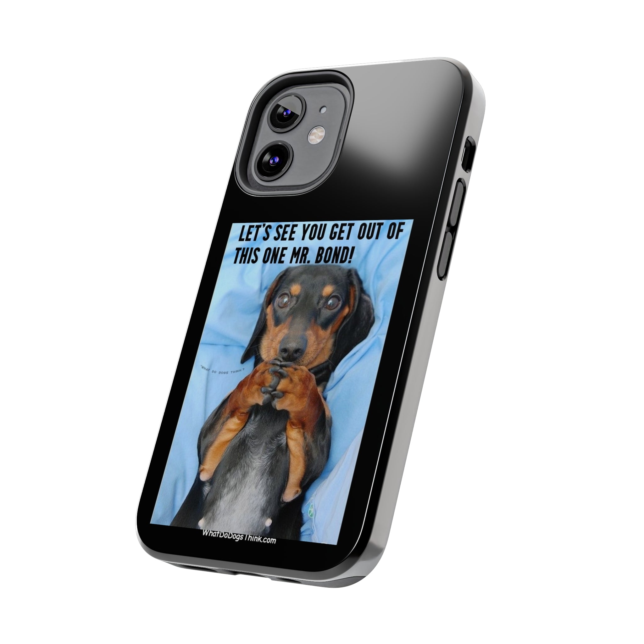Mr Bond Black Tough Phone Cases