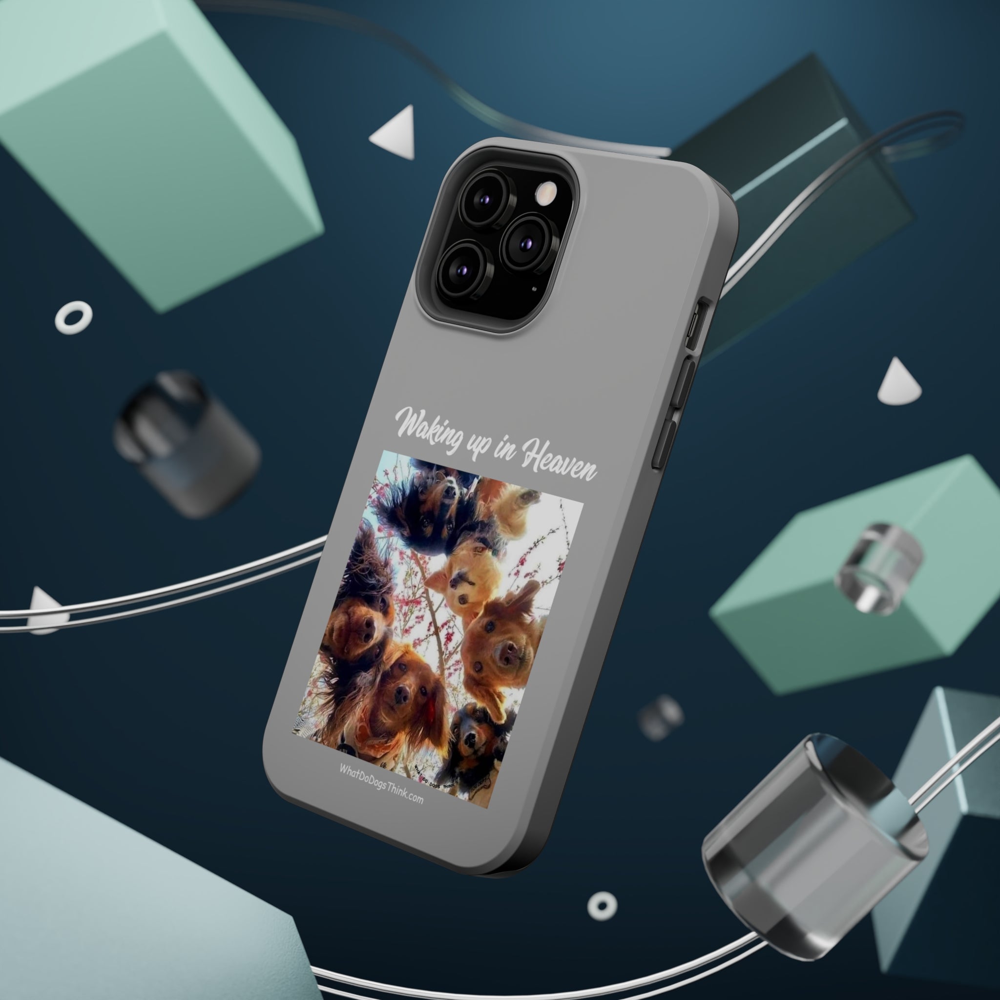 Waking Up In Heaven Gray MagSafe Tough Cases