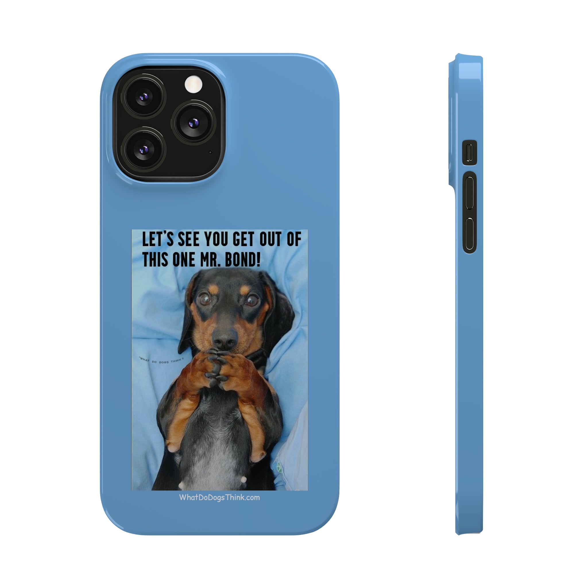 Mr. Bond Blue Slim Phone Cases