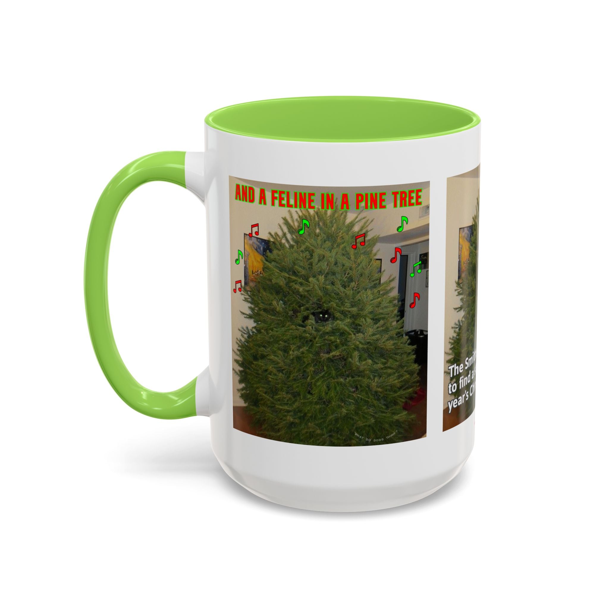 Christmas Tree Cat Mug