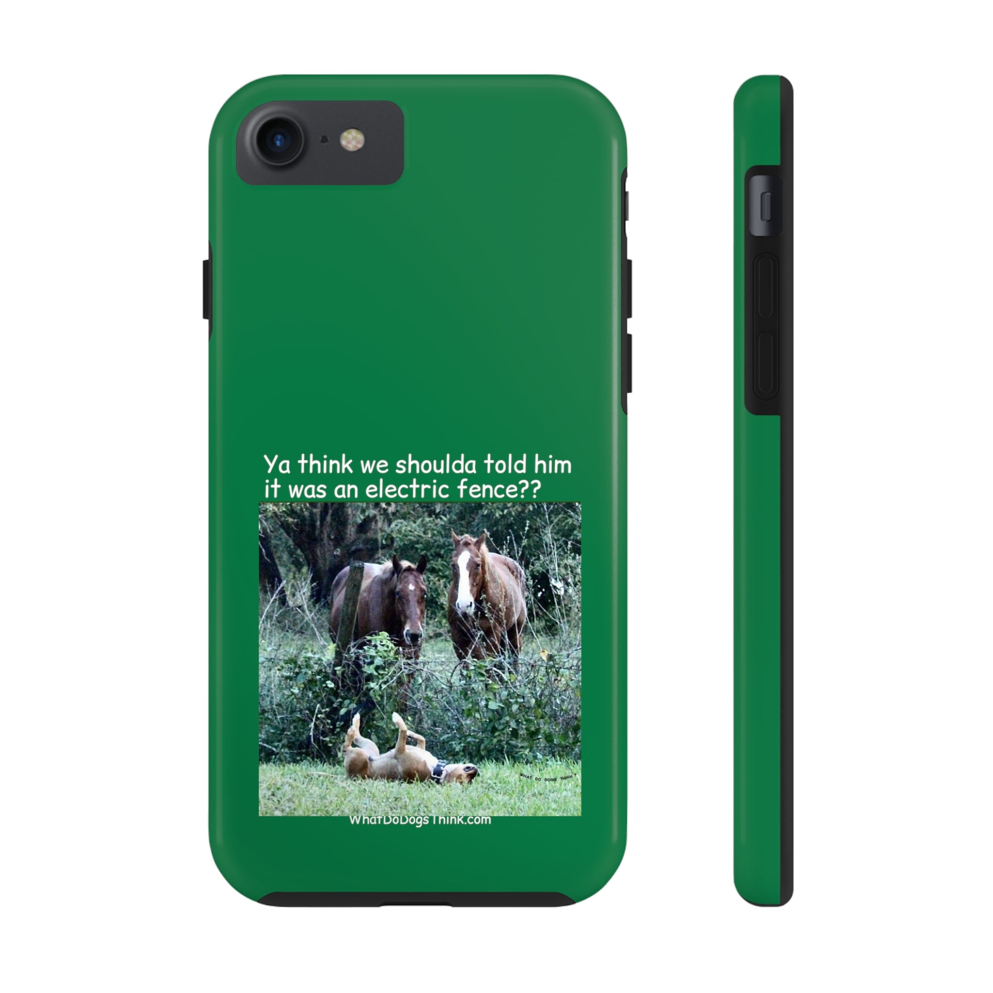 Electric Fence Green Tough Phone Cases