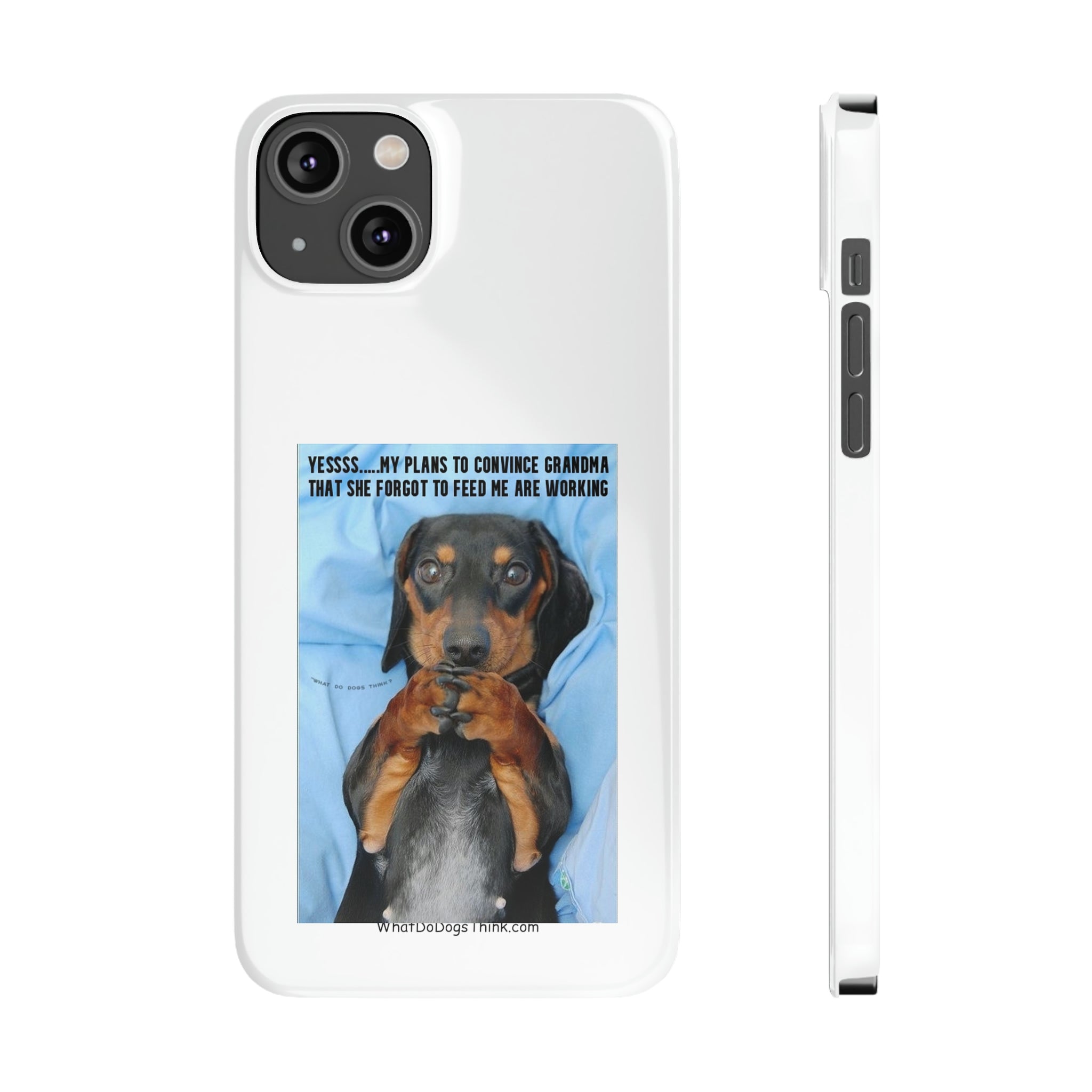 Grandma White Slim Phone Cases