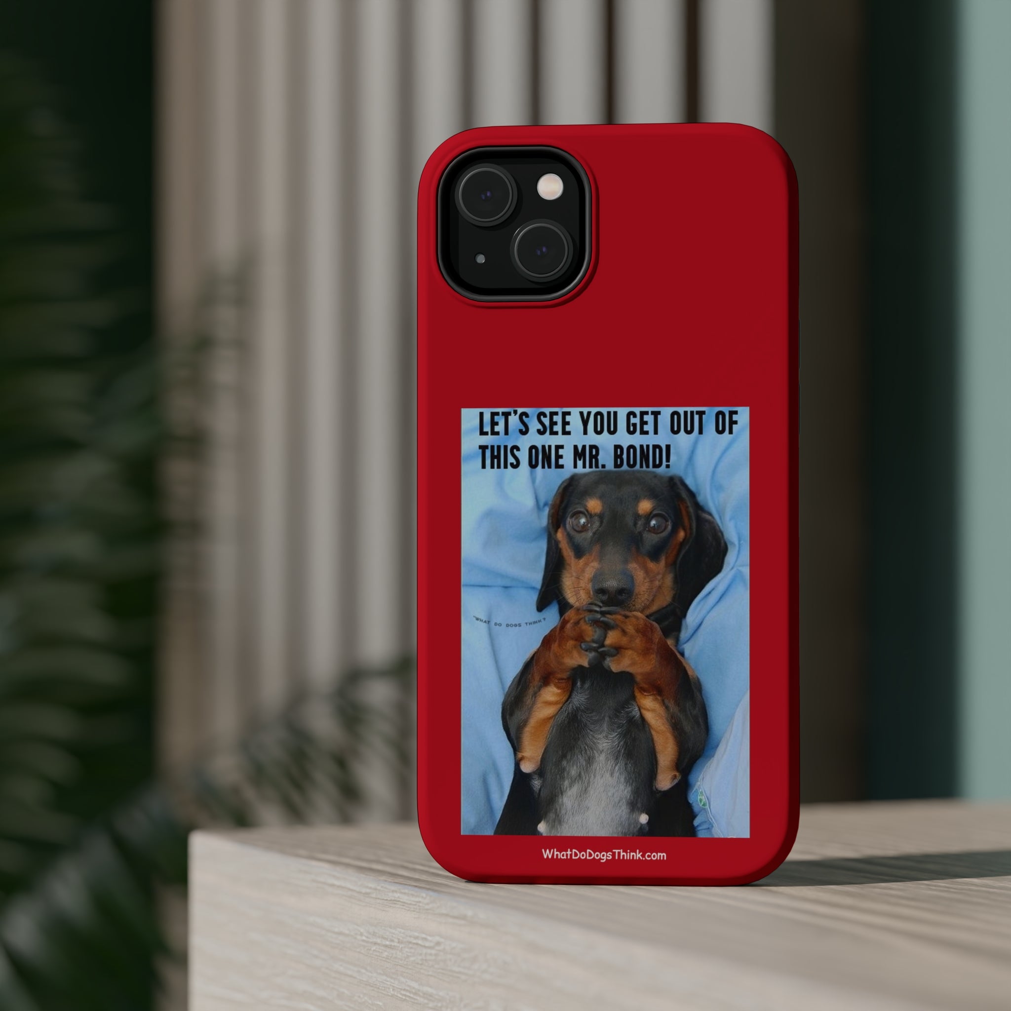 Mr. Bond Red MagSafe Tough Cases