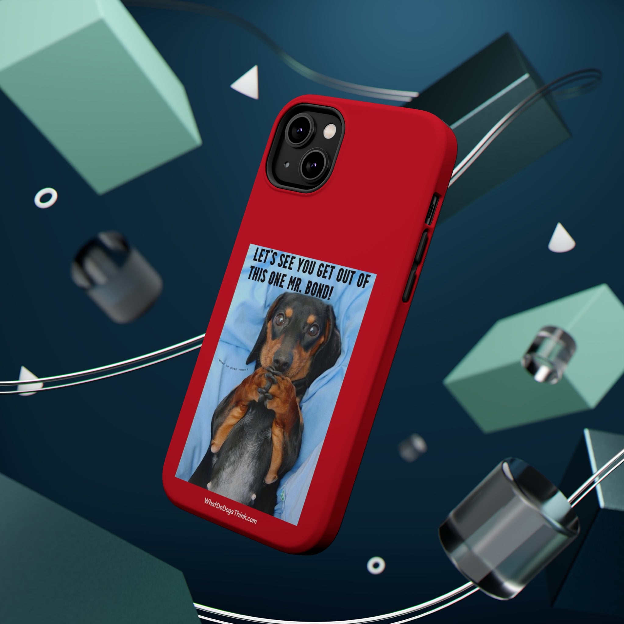 Mr. Bond Red MagSafe Tough Cases