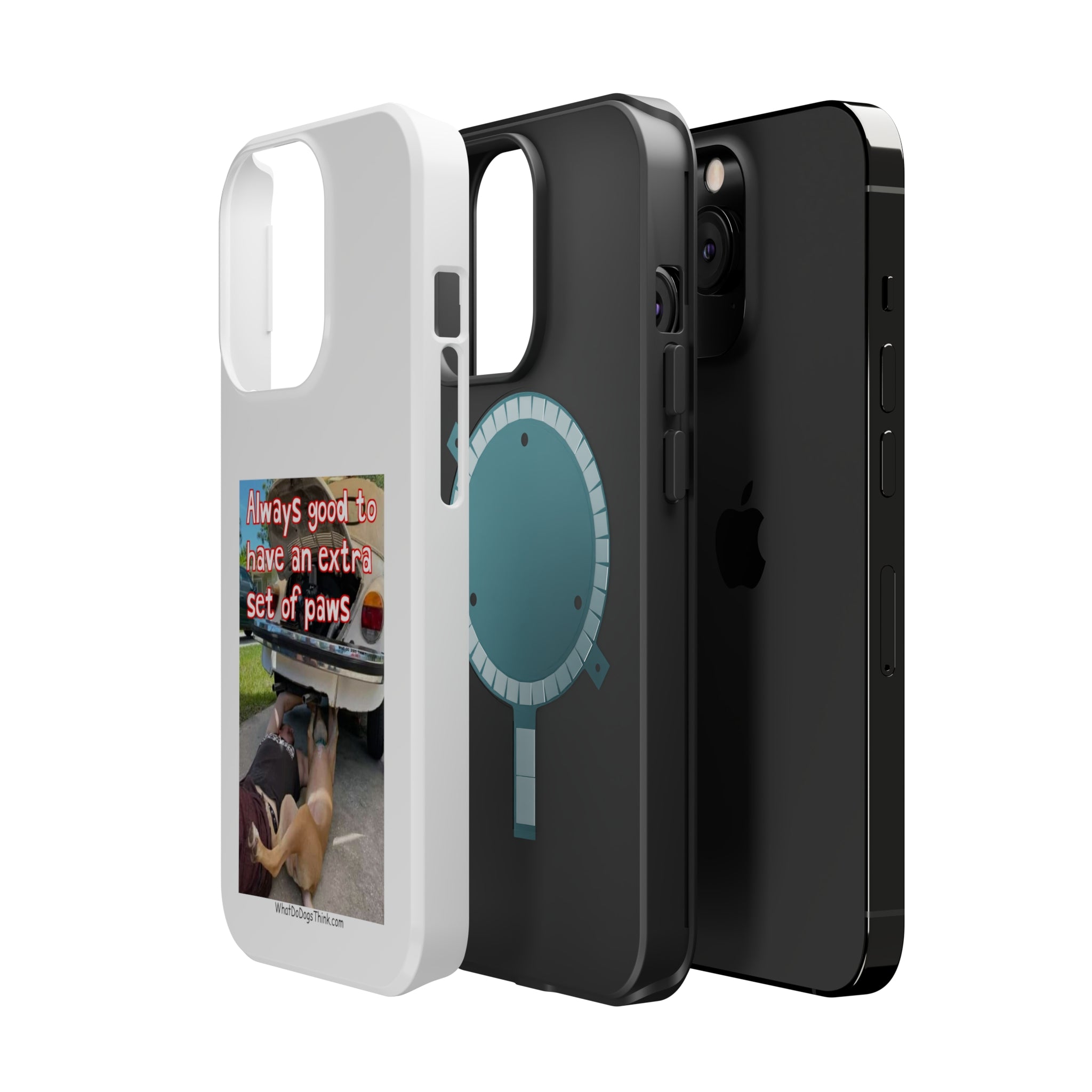 Extra Paw White MagSafe Tough Cases