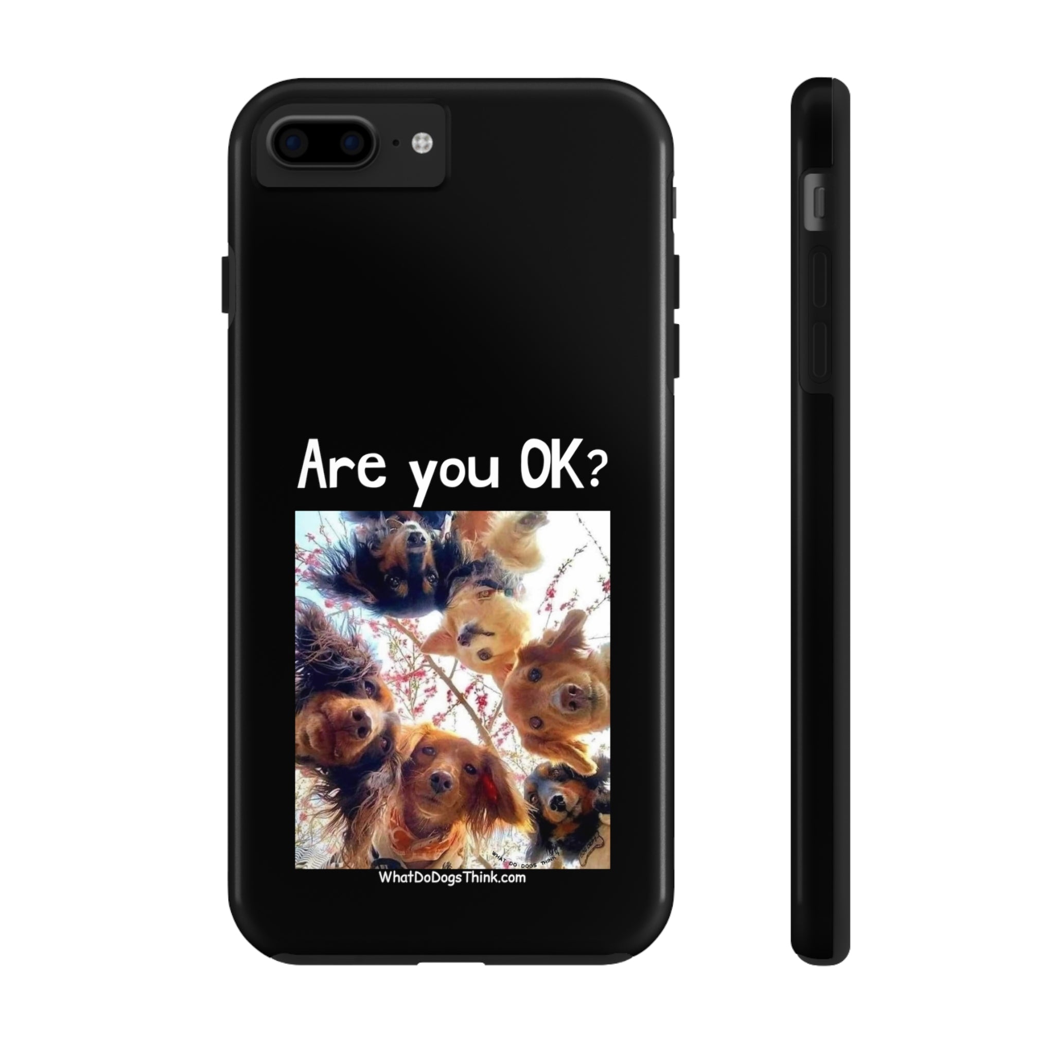 Are you OK? Black Tough Phone Cases