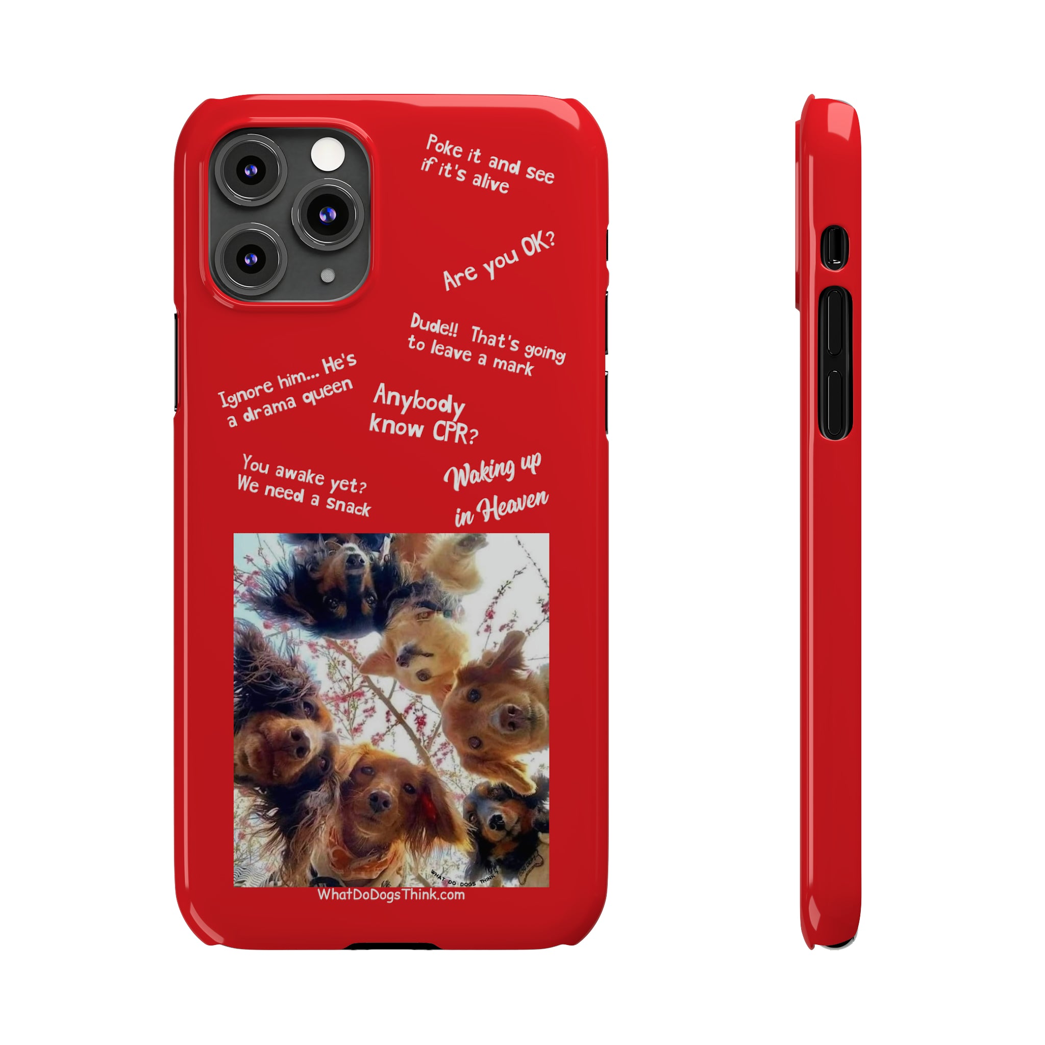 Are You OK? Compilation Red Slim Phone Cases