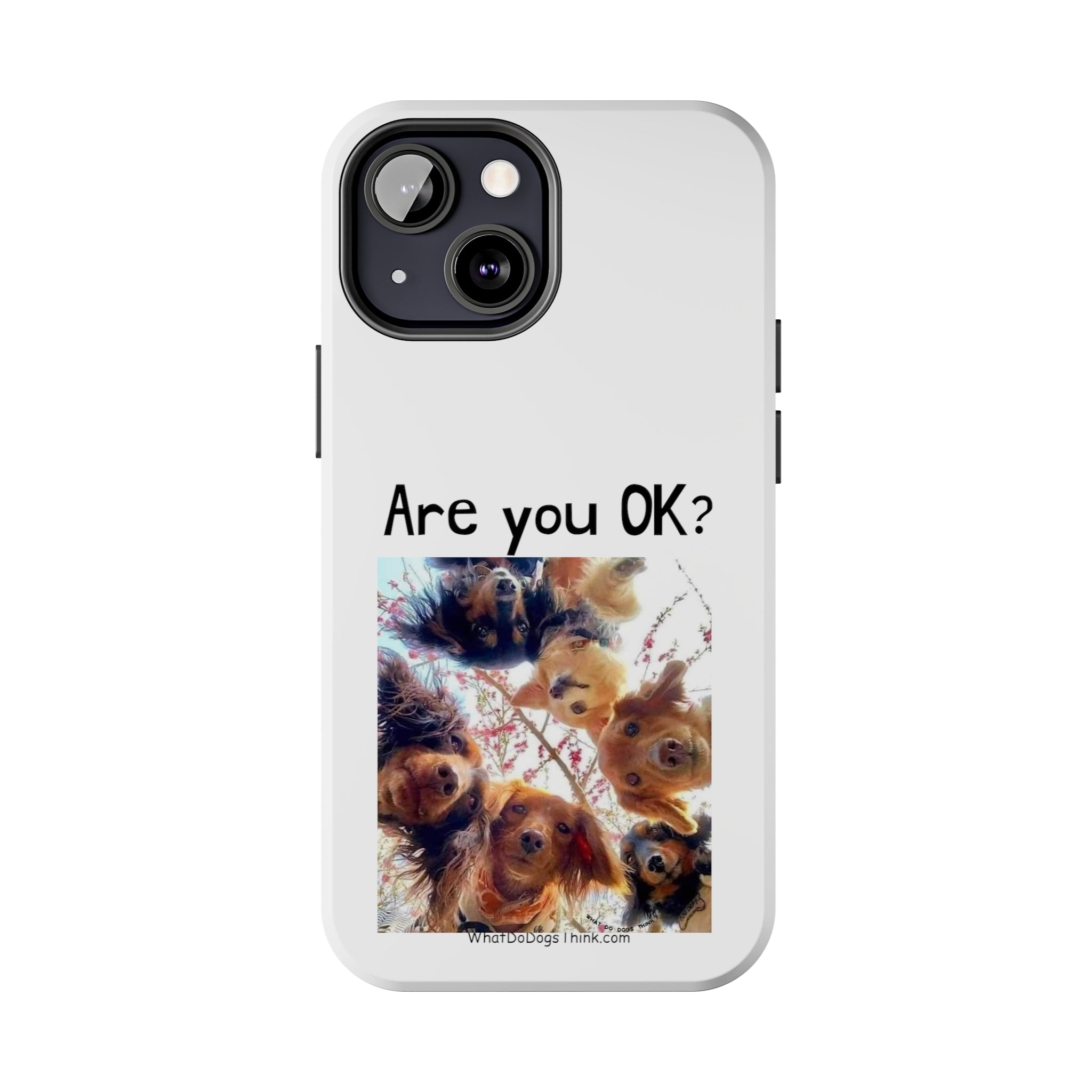 Are You OK? White Tough Phone Cases
