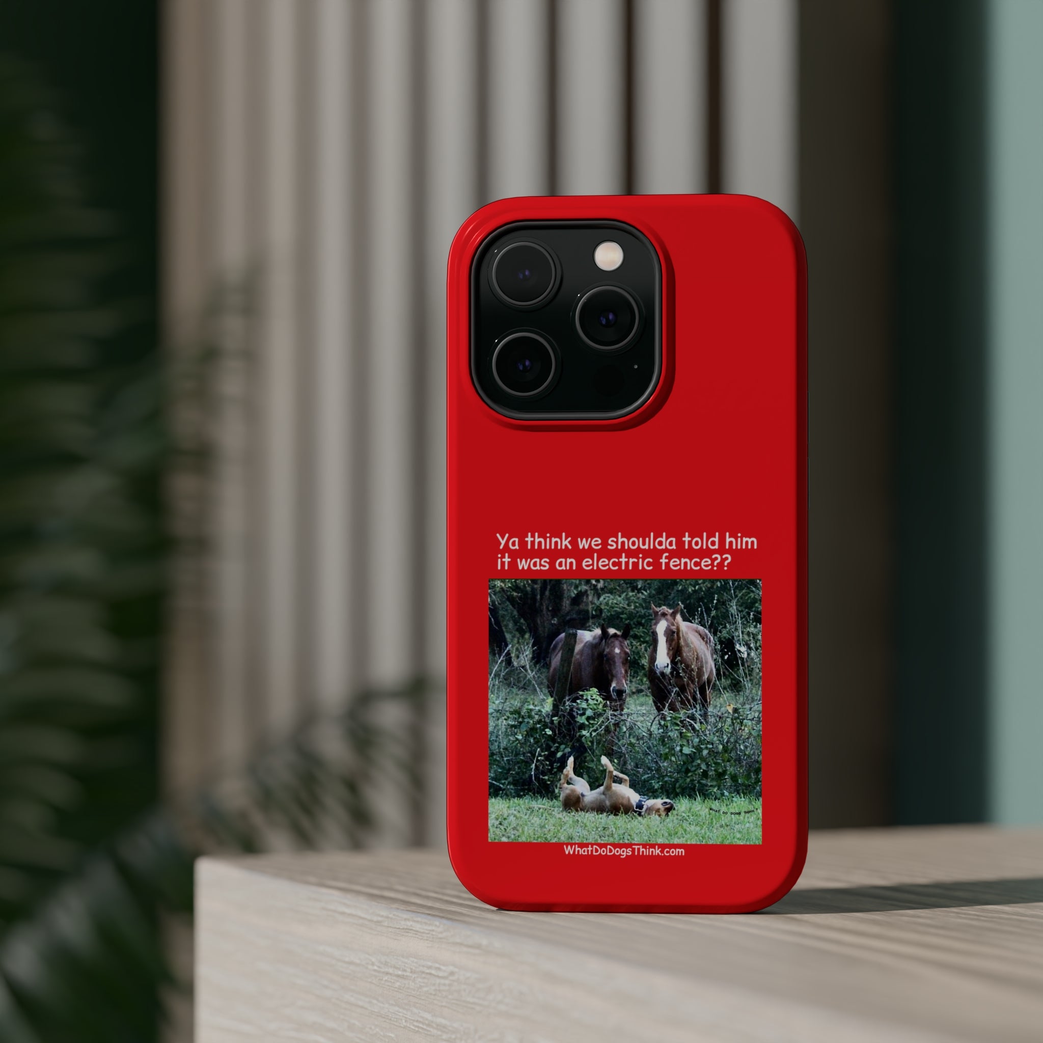 Electric Fence Red MagSafe Tough Cases