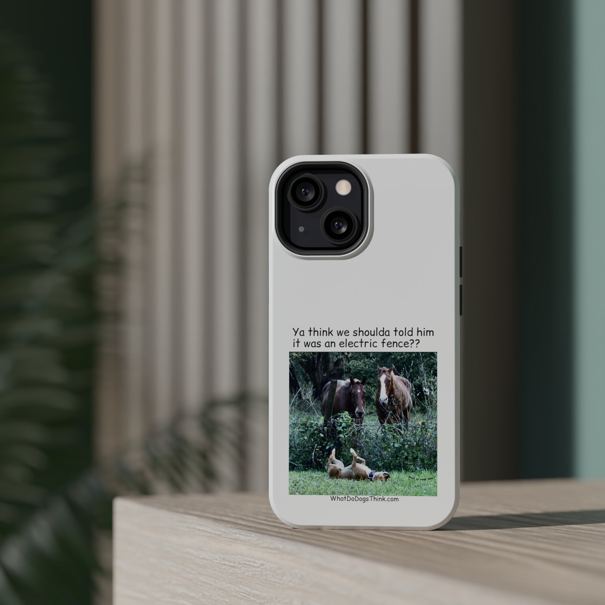 Electric Fence White MagSafe Tough Cases