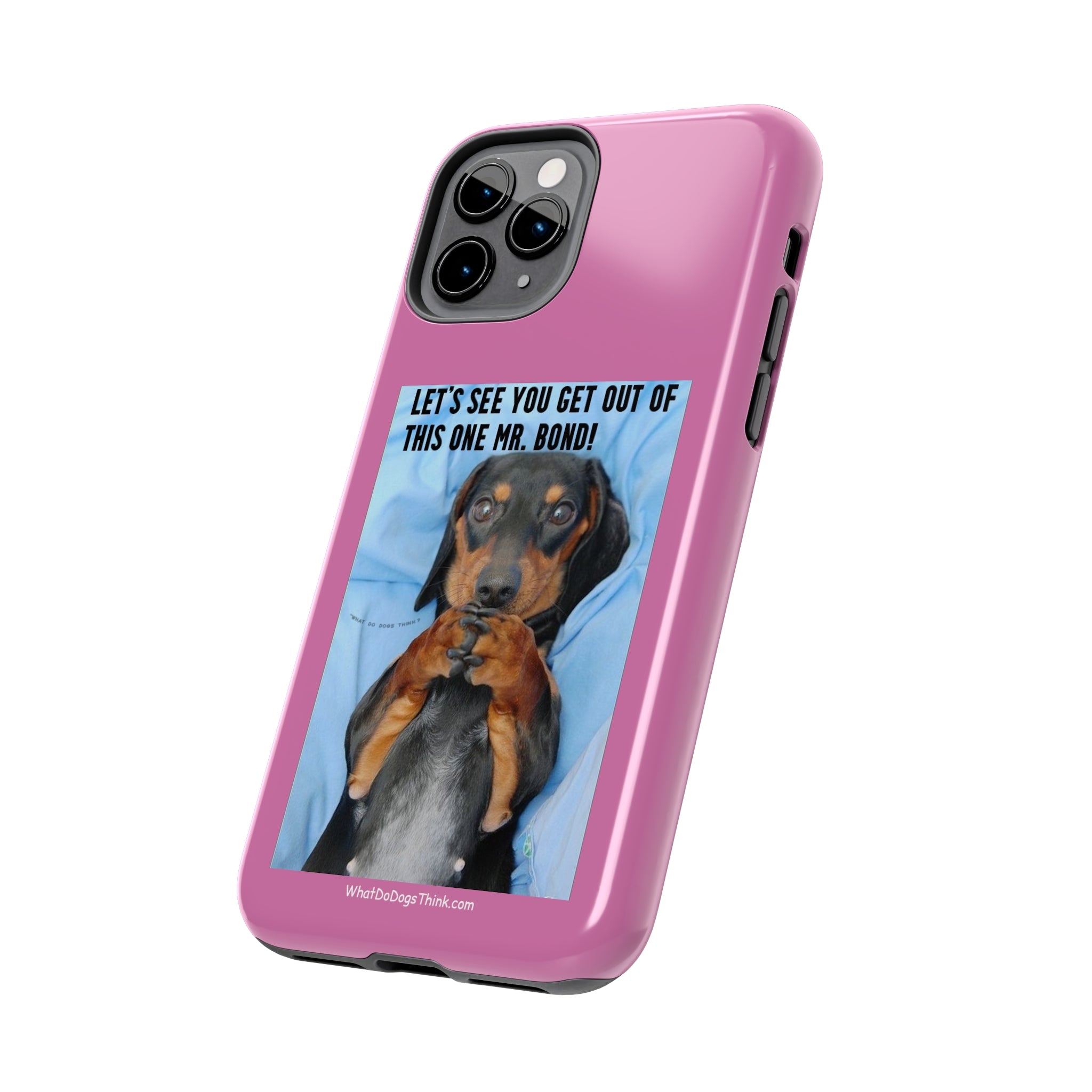 Mr Bond Pink Tough Phone Cases