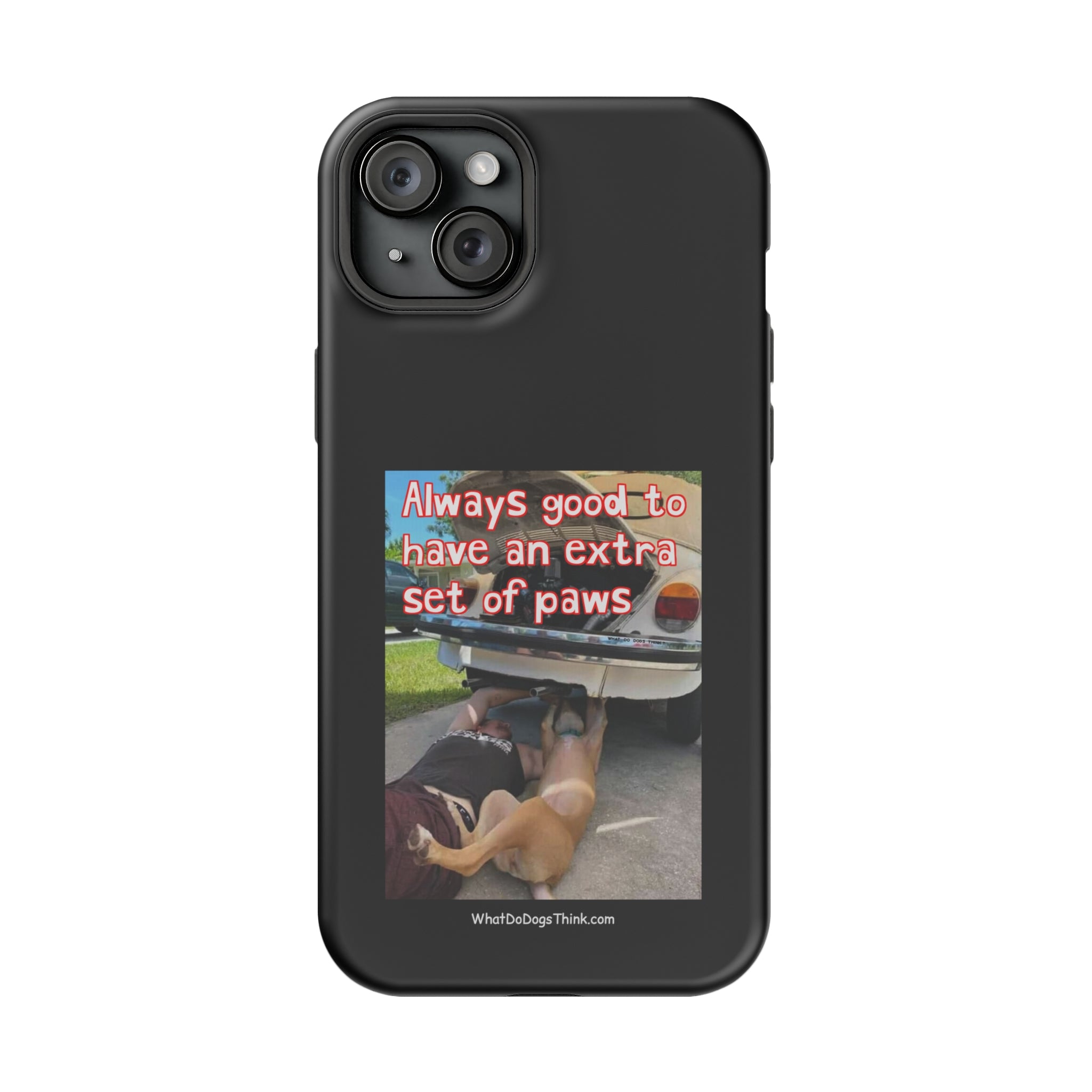 Extra Paw Black MagSafe Tough Cases