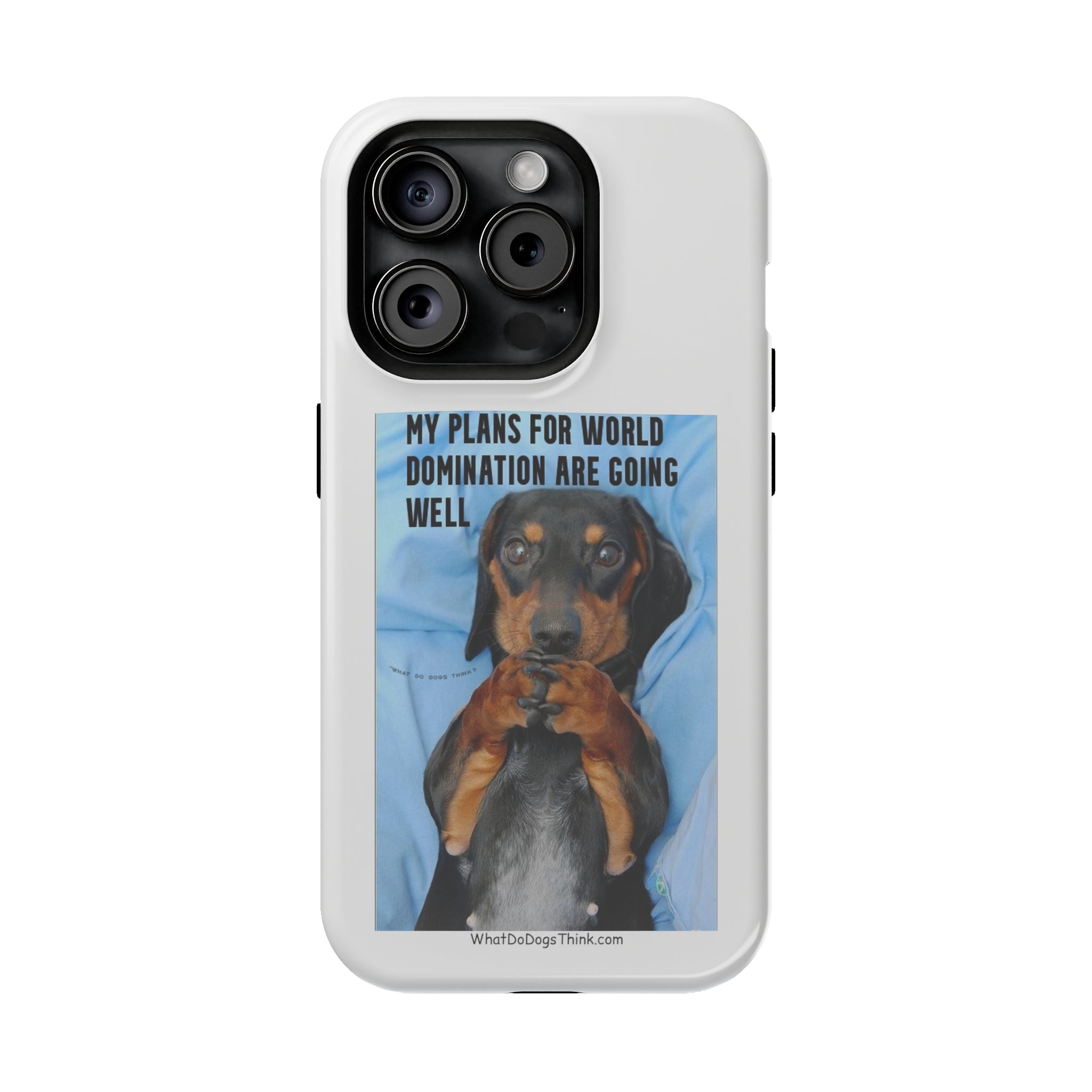 World Domination White MagSafe Tough Cases