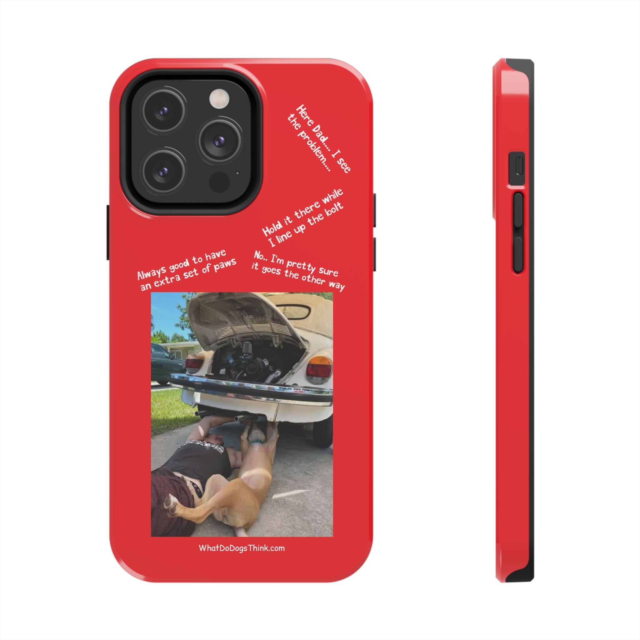 Bug Helper Compilation Red Tough Phone Cases