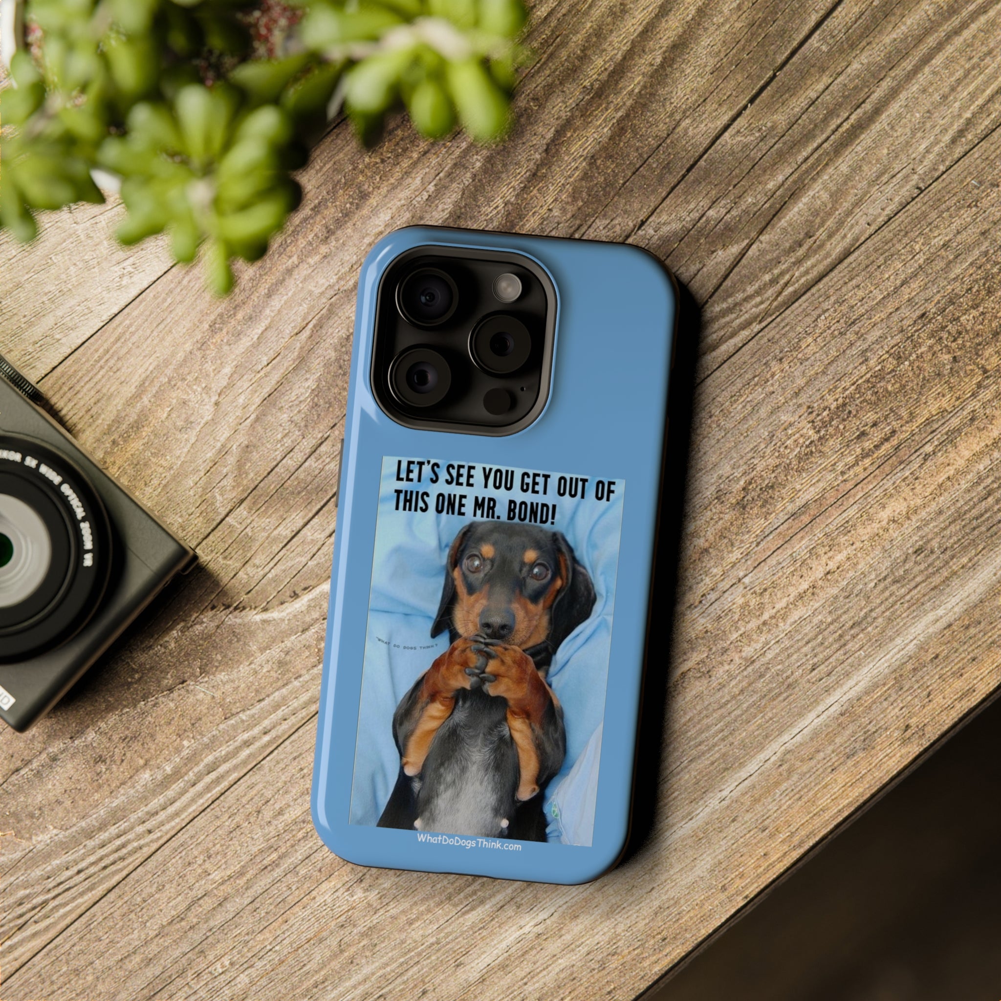 Mr. Bond Blue MagSafe Tough Cases