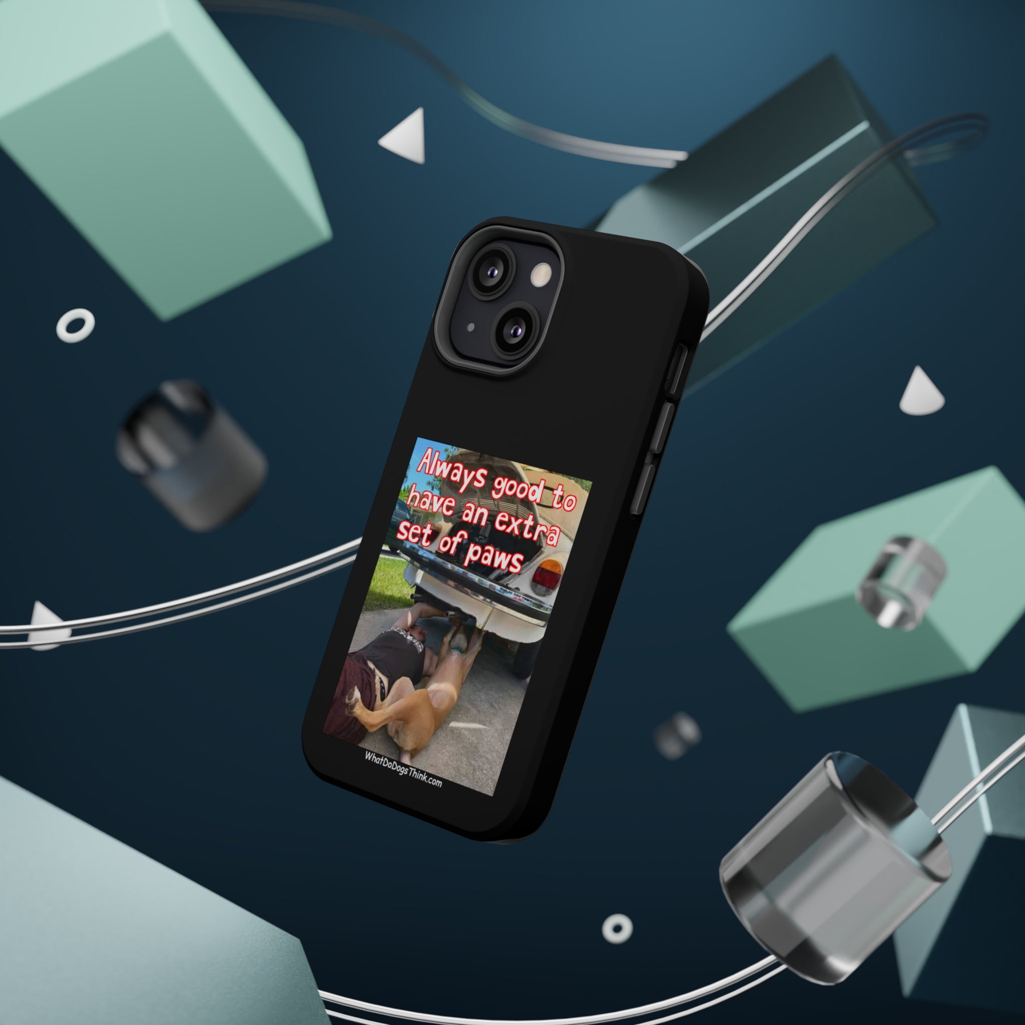 Extra Paw Black MagSafe Tough Cases