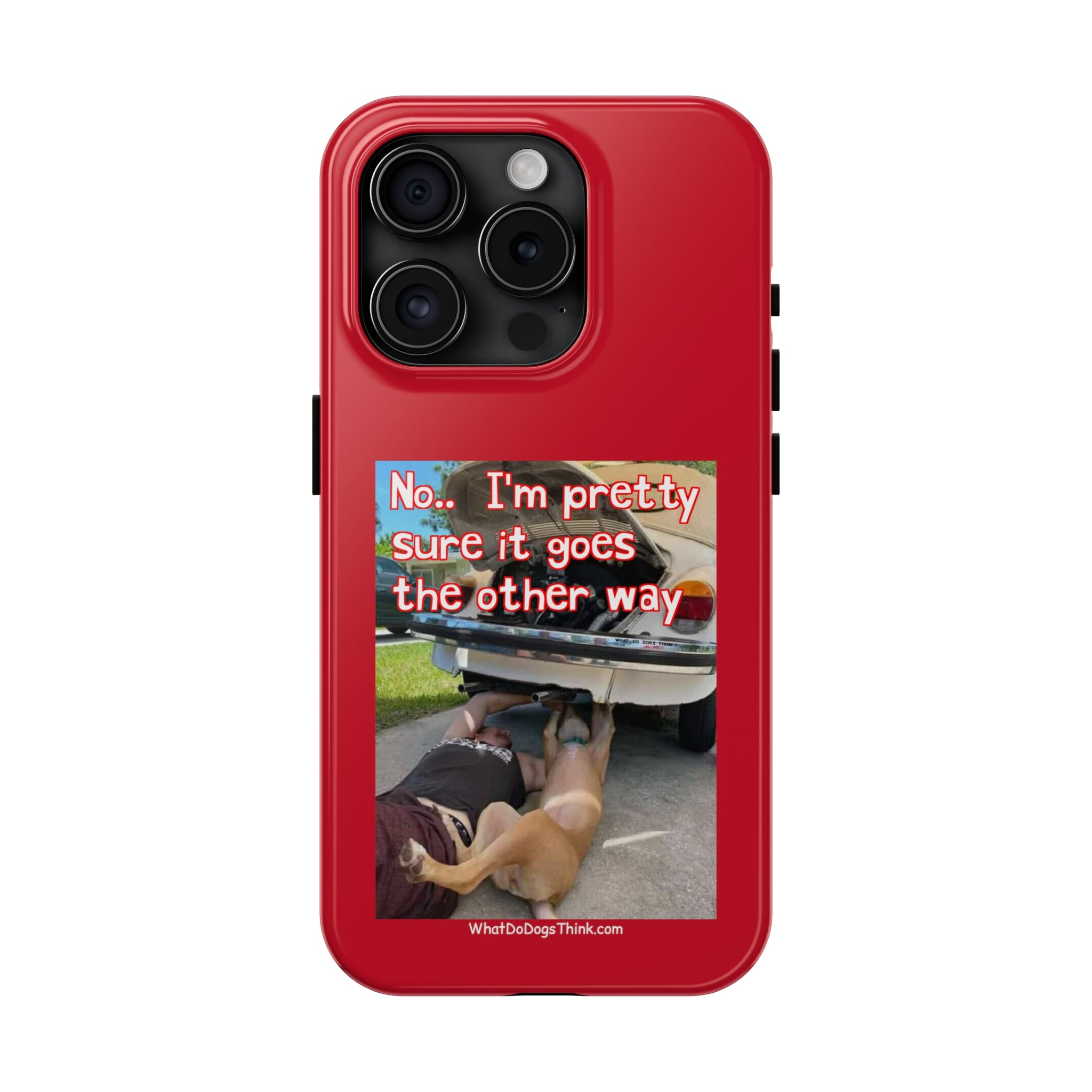 Other Way Red Tough Phone Cases