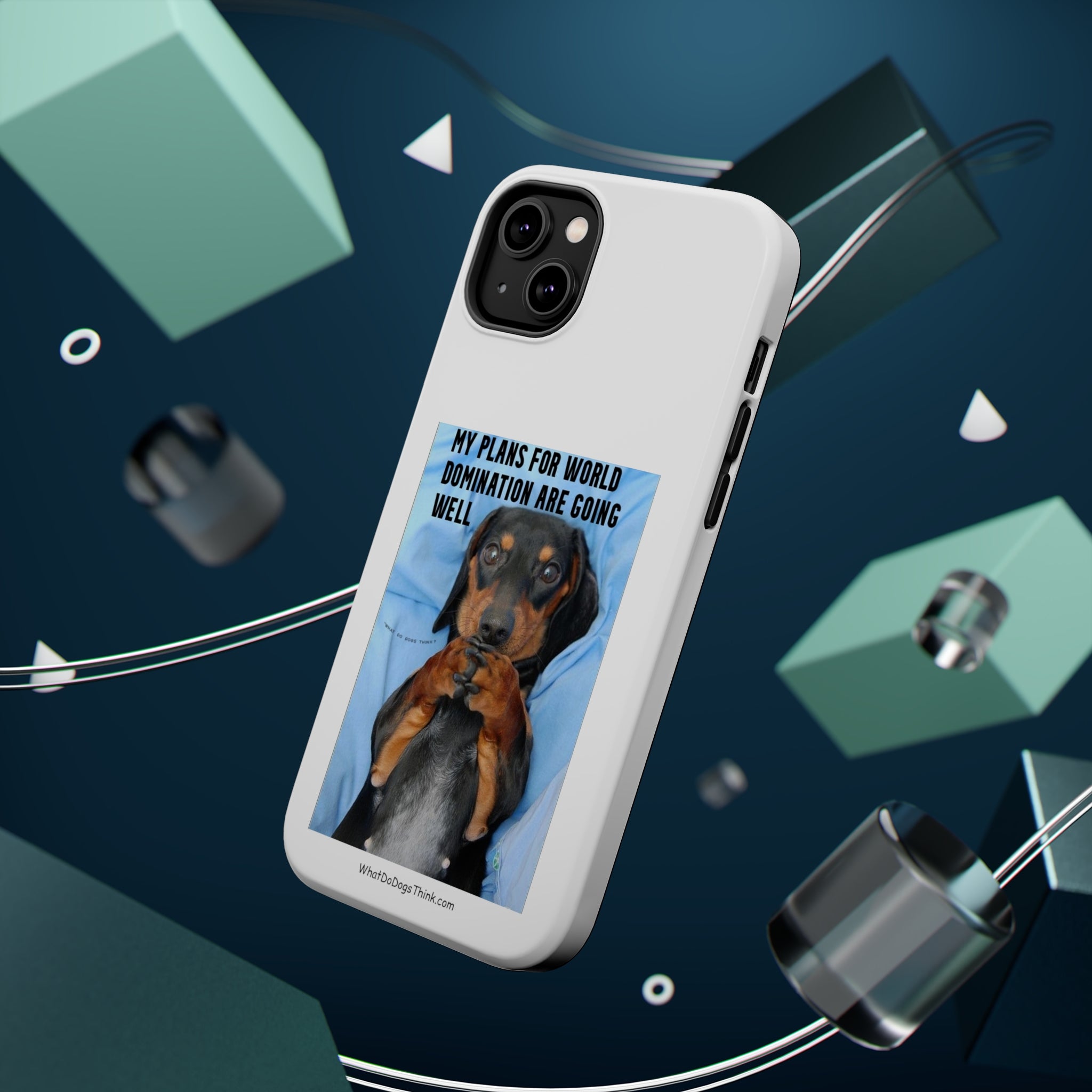 World Domination White MagSafe Tough Cases