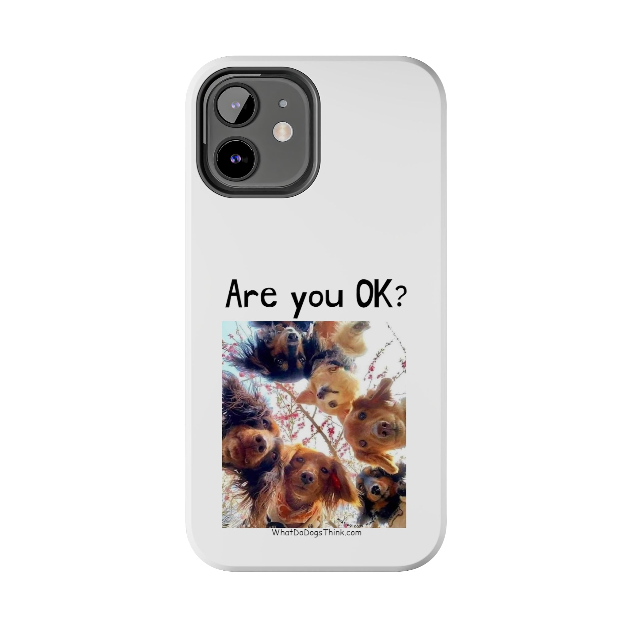Are You OK? White Tough Phone Cases