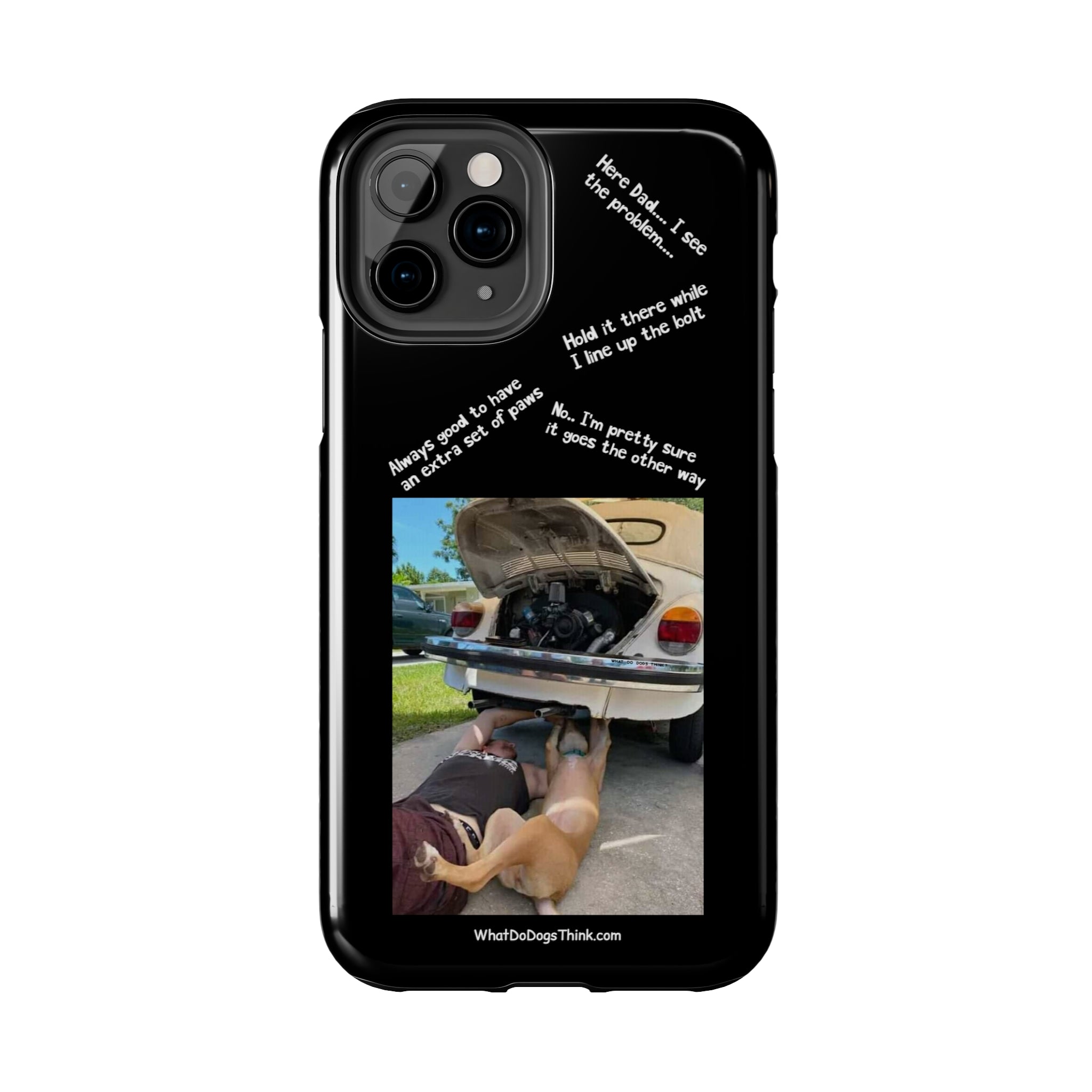 Bug Helper Compilation Black Tough Phone Cases