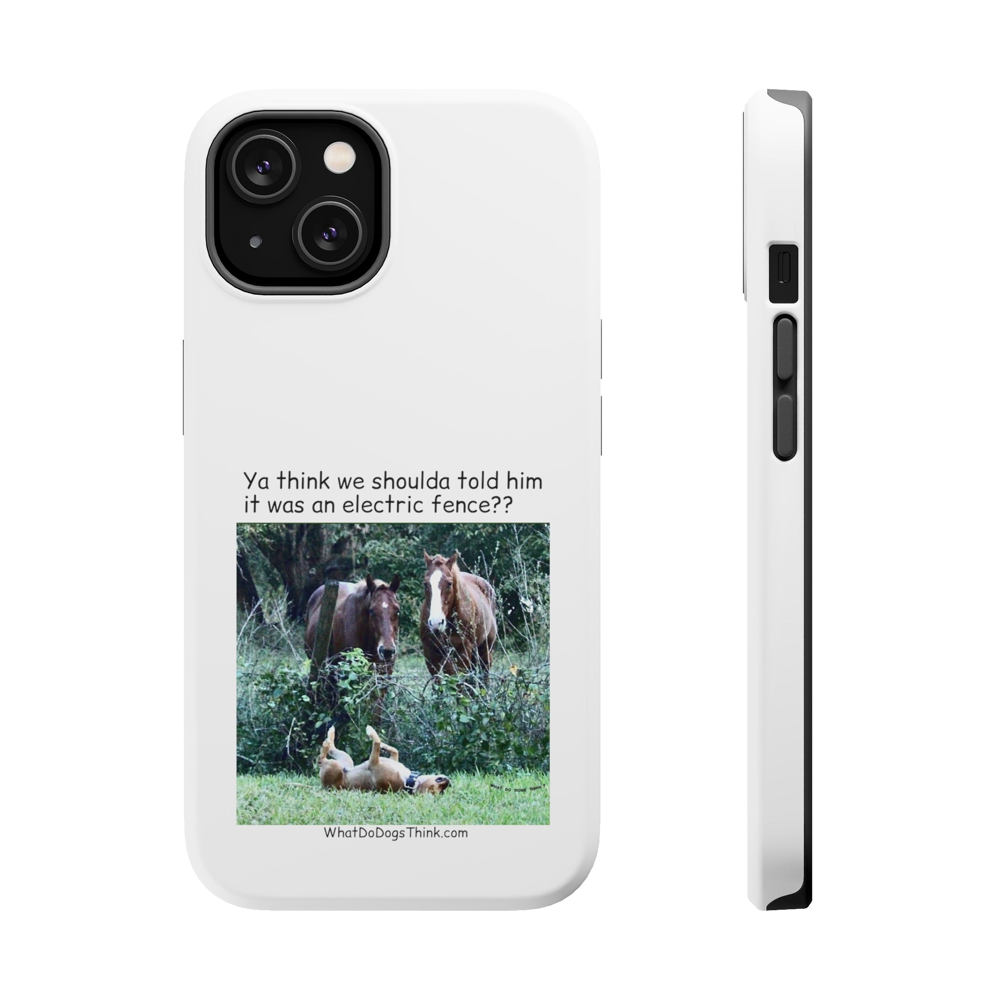 Electric Fence White MagSafe Tough Cases