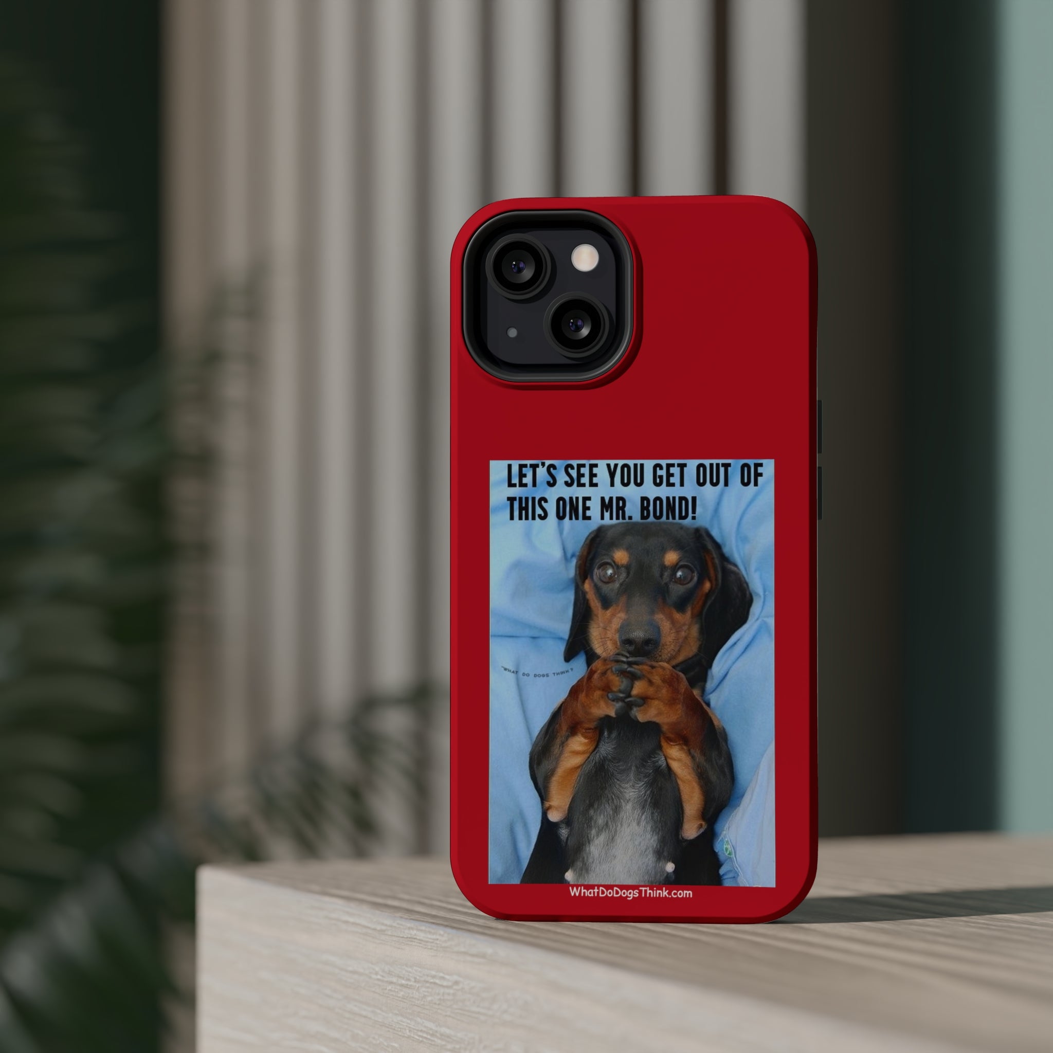 Mr. Bond Red MagSafe Tough Cases