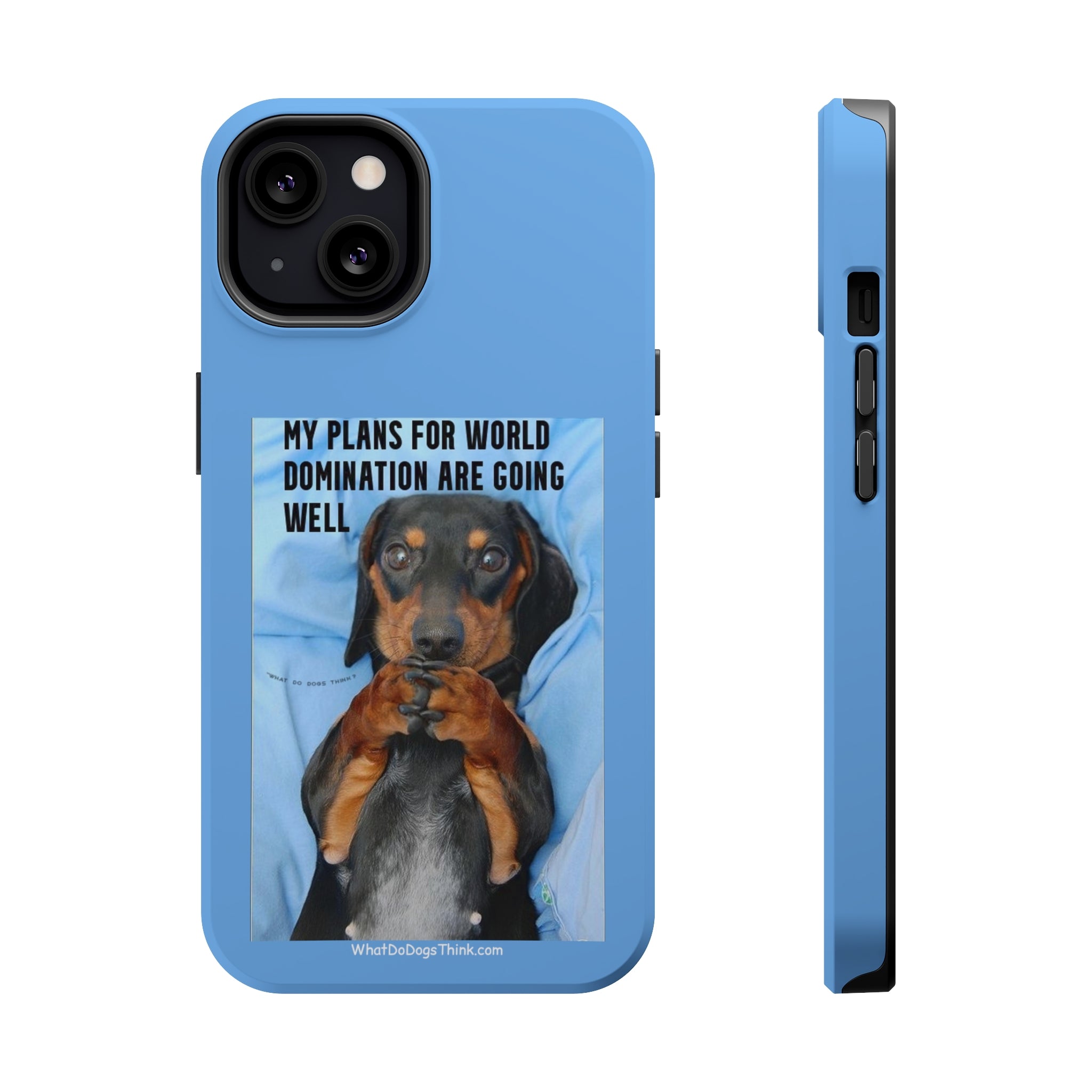 World Domination Blue MagSafe Tough Cases