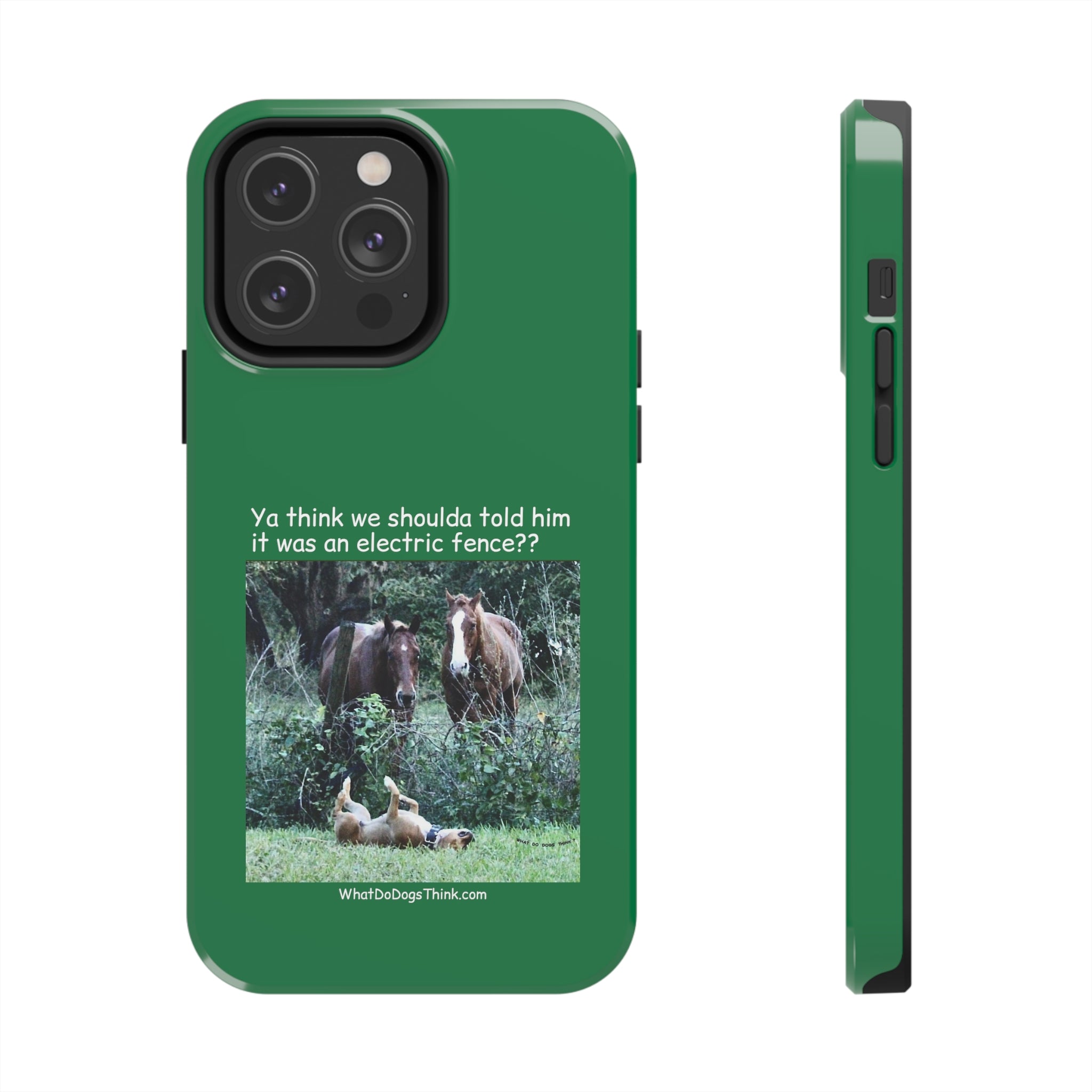 Electric Fence Green Tough Phone Cases