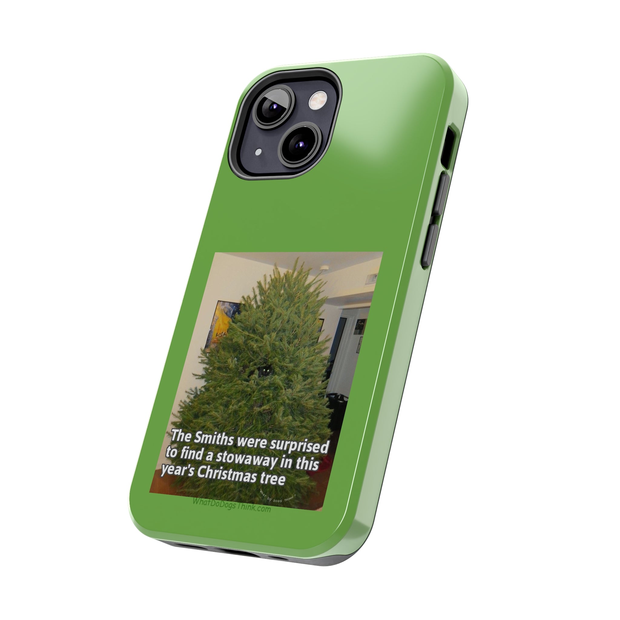 Stowaway Cat Green Tough Phone Cases