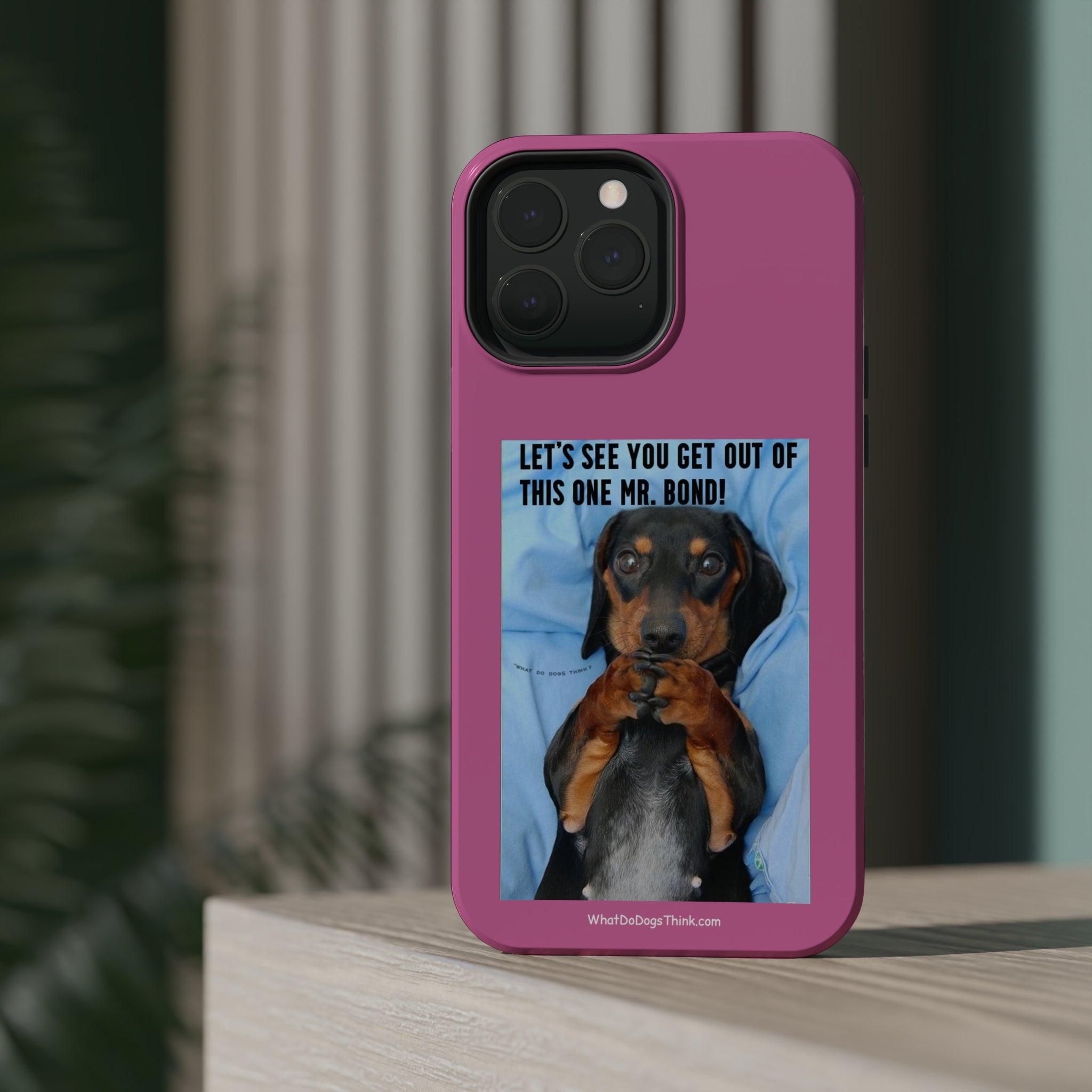 Mr. Bond Pink MagSafe Tough Cases