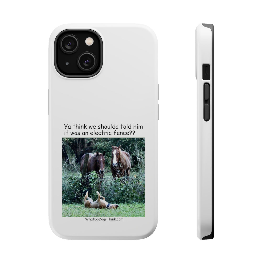 Electric Fence White MagSafe Tough Cases