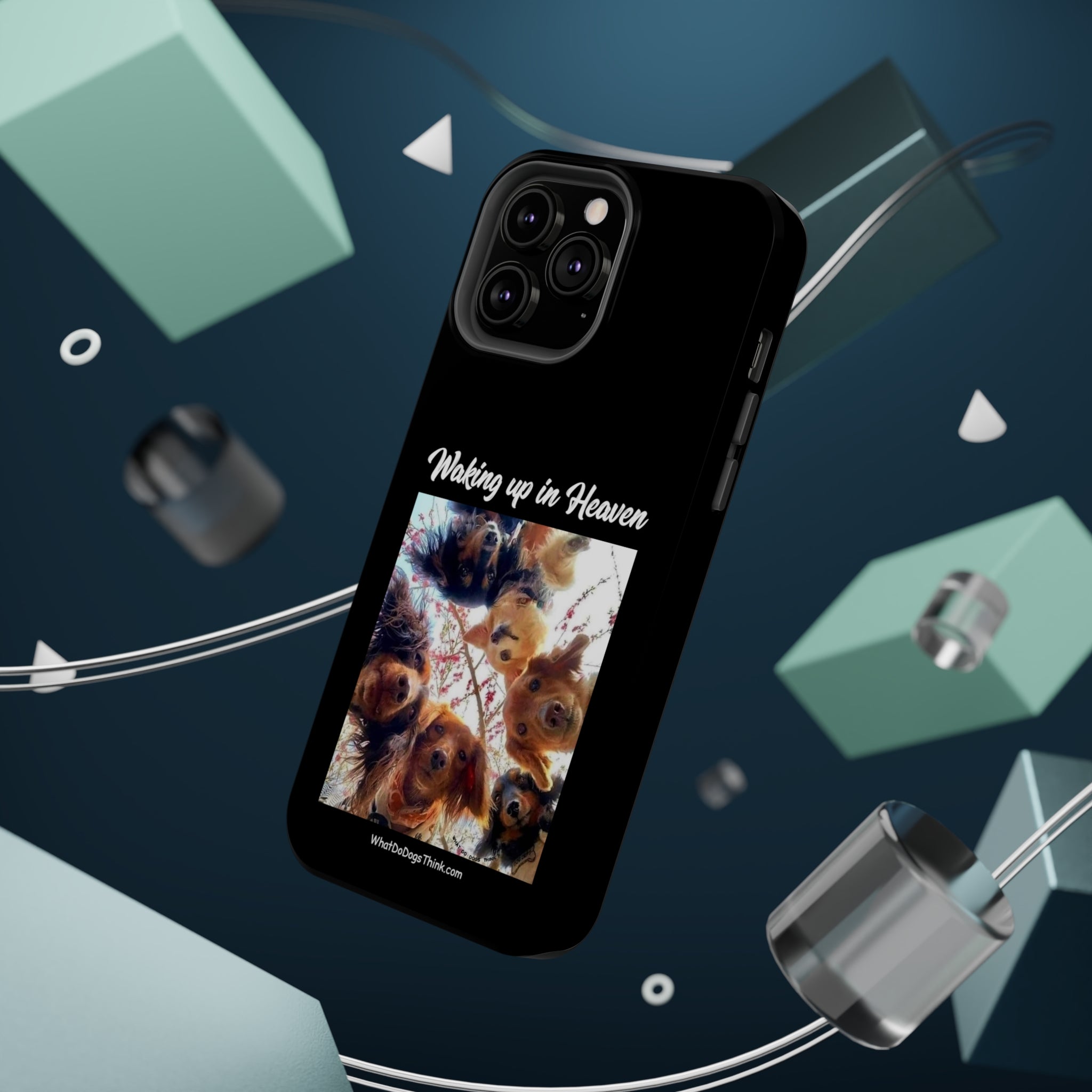 Waking Up In Heaven Black MagSafe Tough Cases