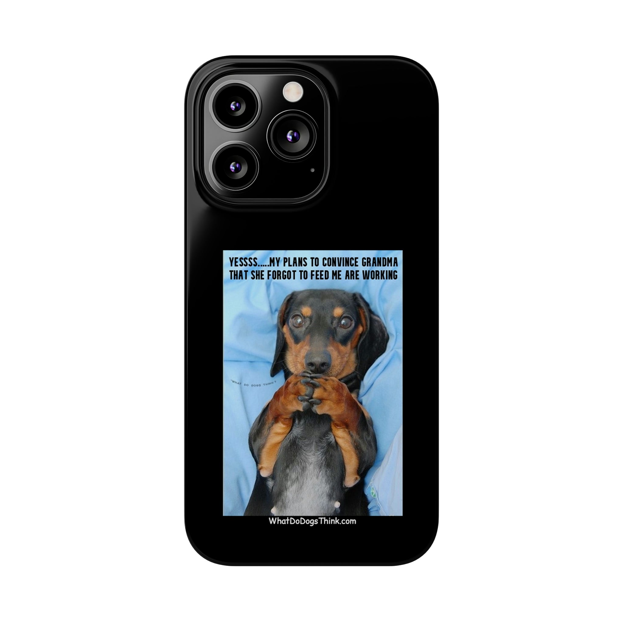 Grandma Black Slim Phone Cases