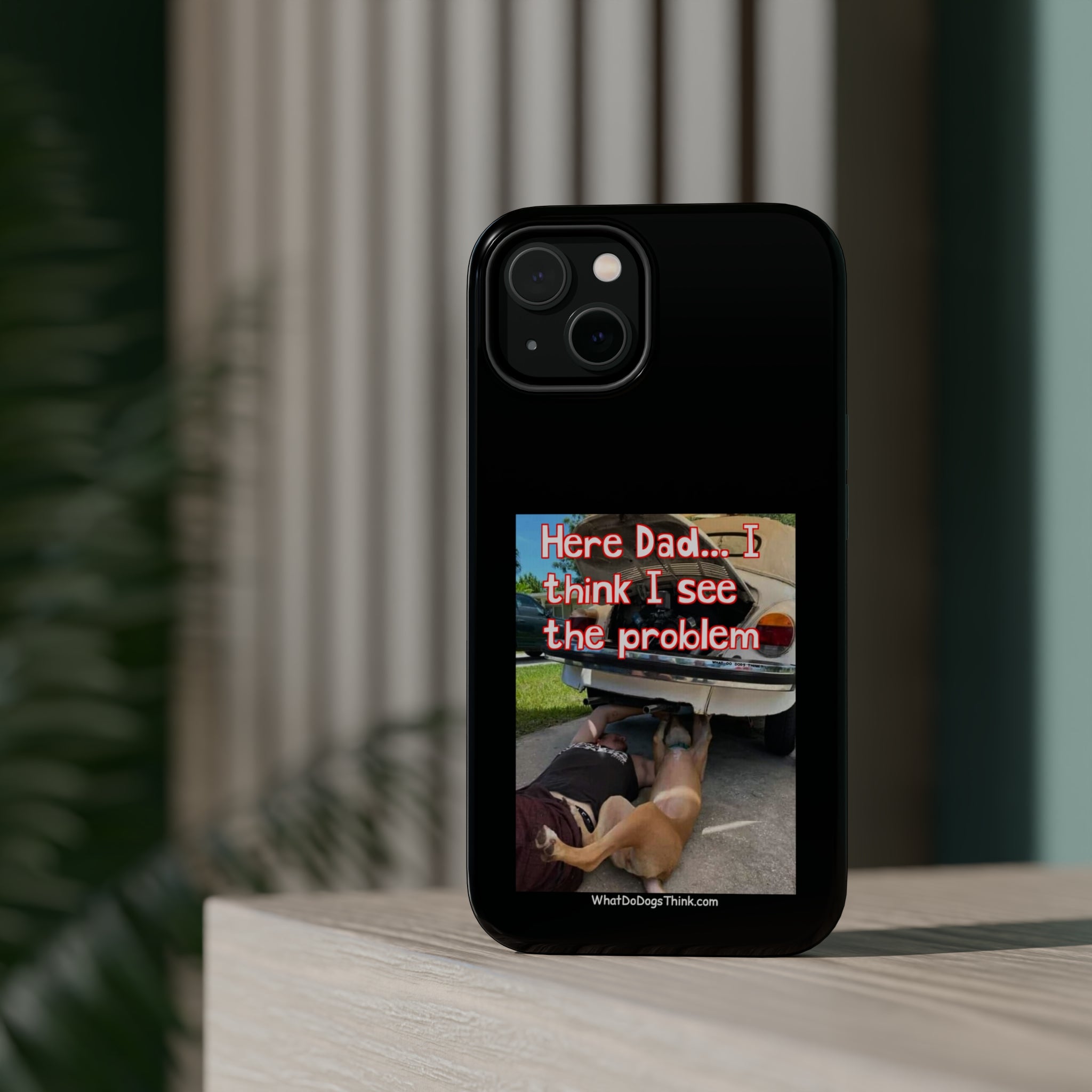 Here Dad Black MagSafe Tough Cases