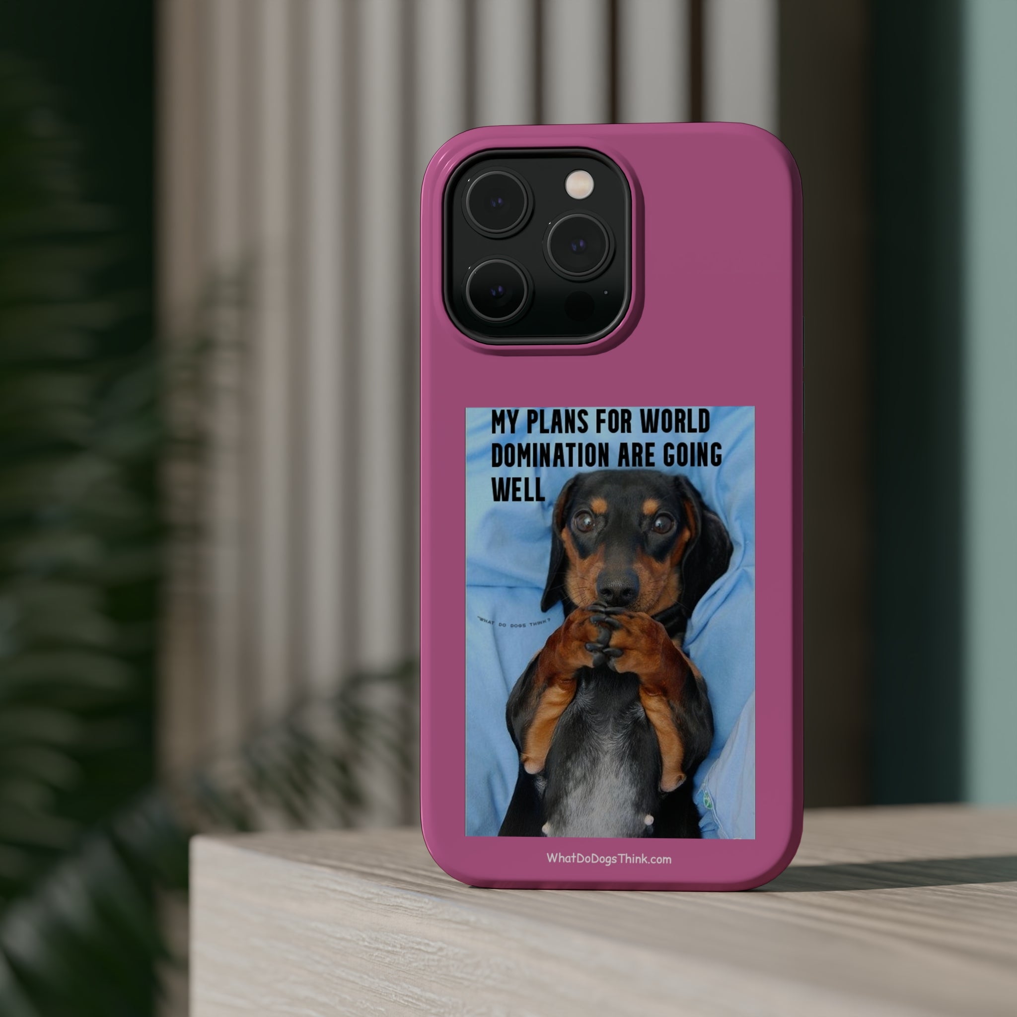 World Domination Pink MagSafe Tough Cases