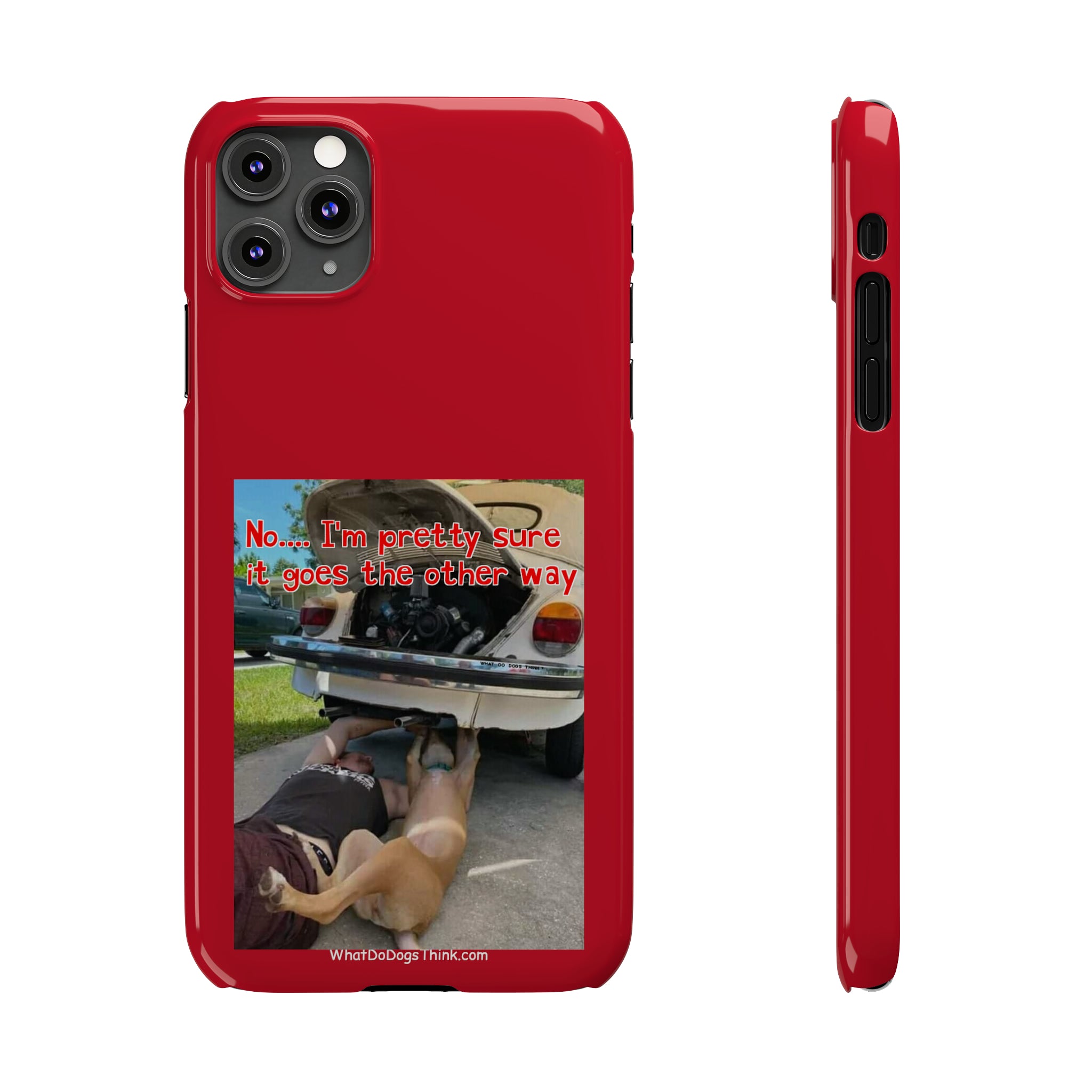 Other Way Red Slim Phone Cases