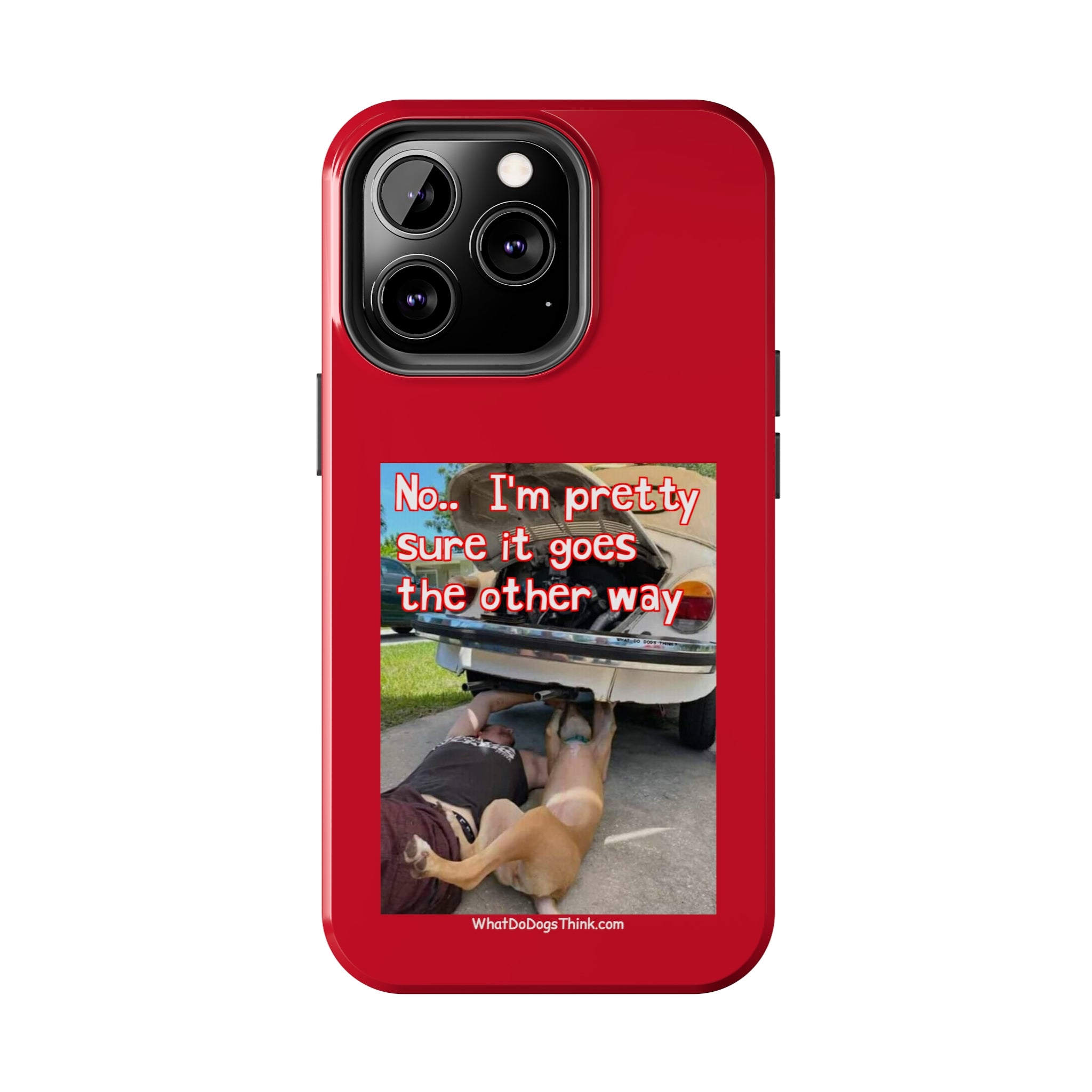 Other Way Red Tough Phone Cases