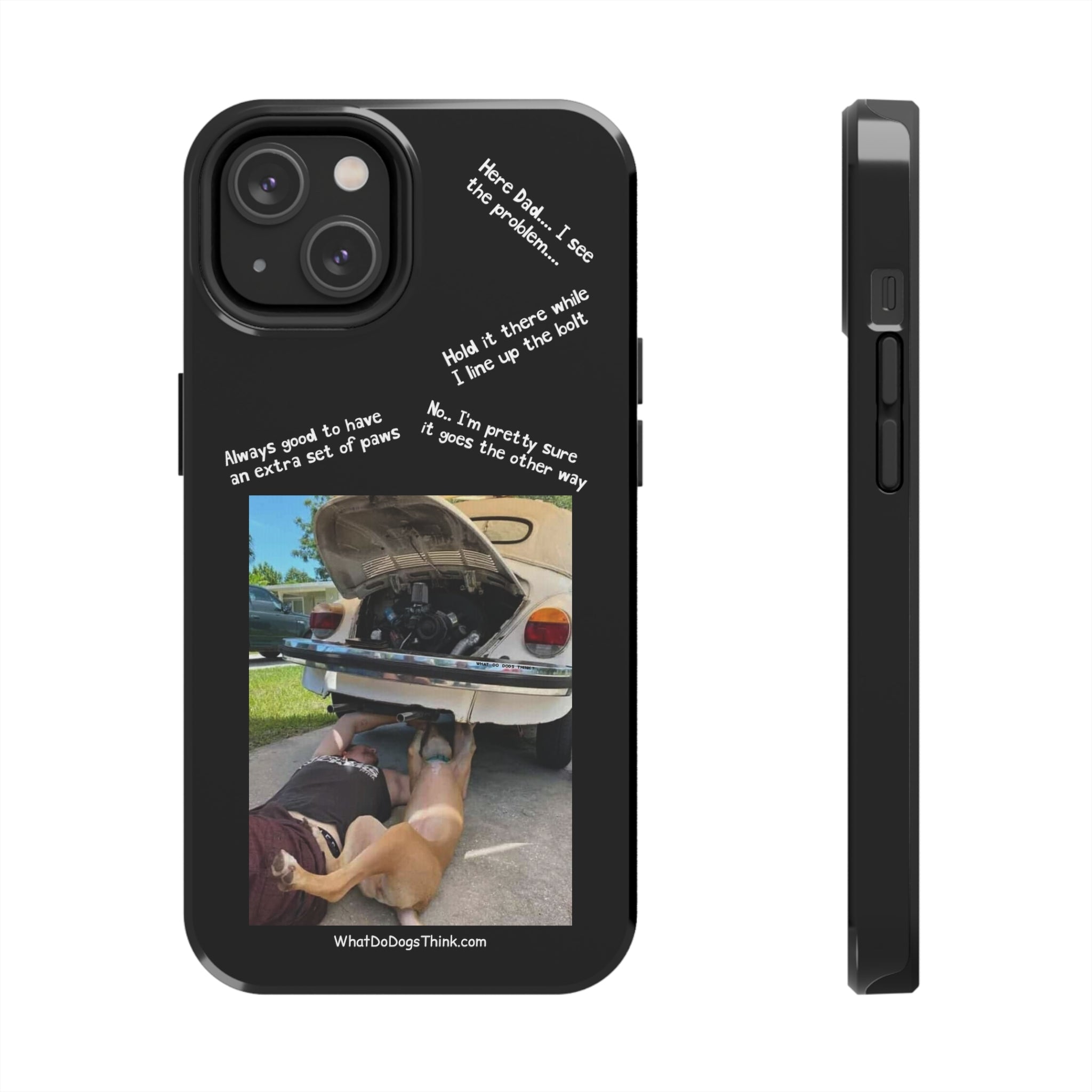Bug Helper Compilation Black Tough Phone Cases