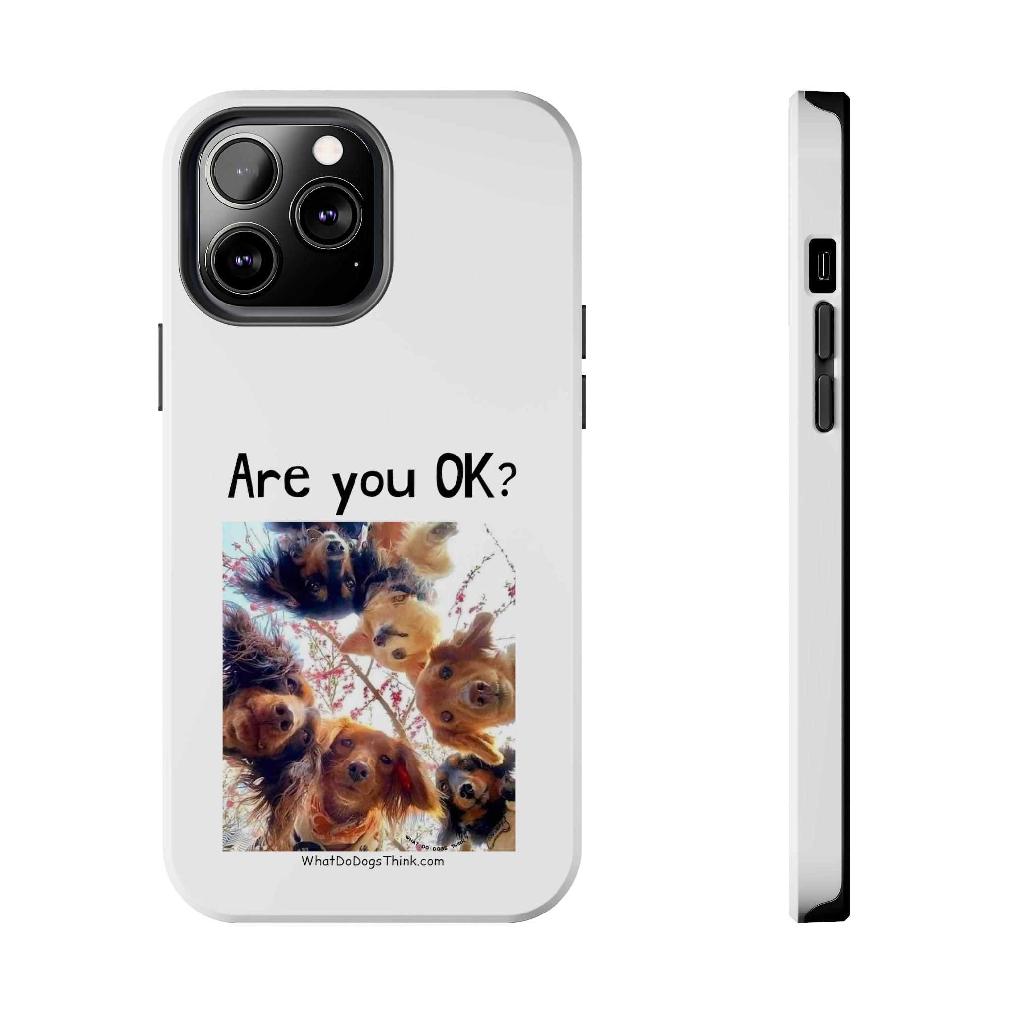 Are You OK? White Tough Phone Cases